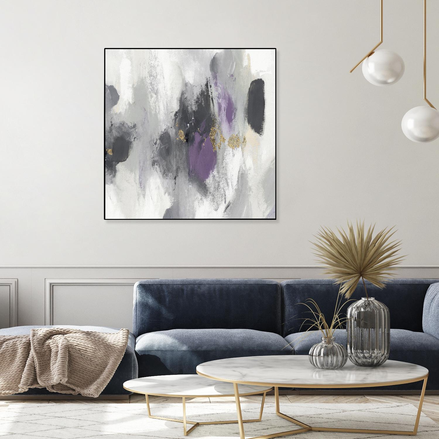 Gray Days I by PI Studio on GIANT ART - white abstract
