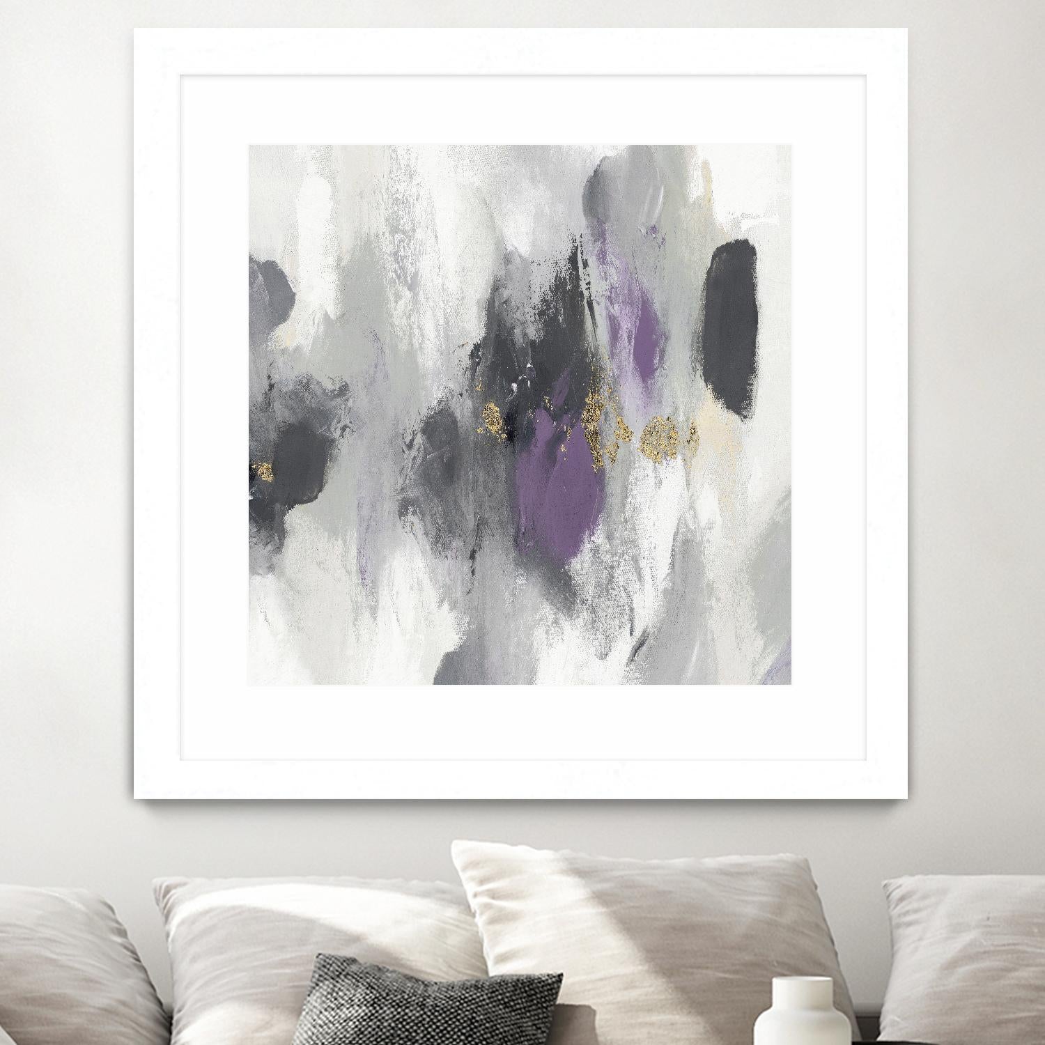 Gray Days I by PI Studio on GIANT ART - white abstract