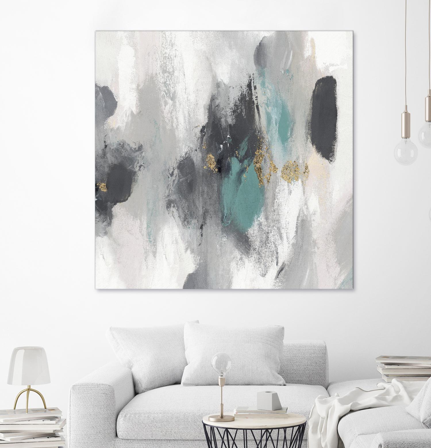 Gray Days I by PI Studio on GIANT ART - white abstract