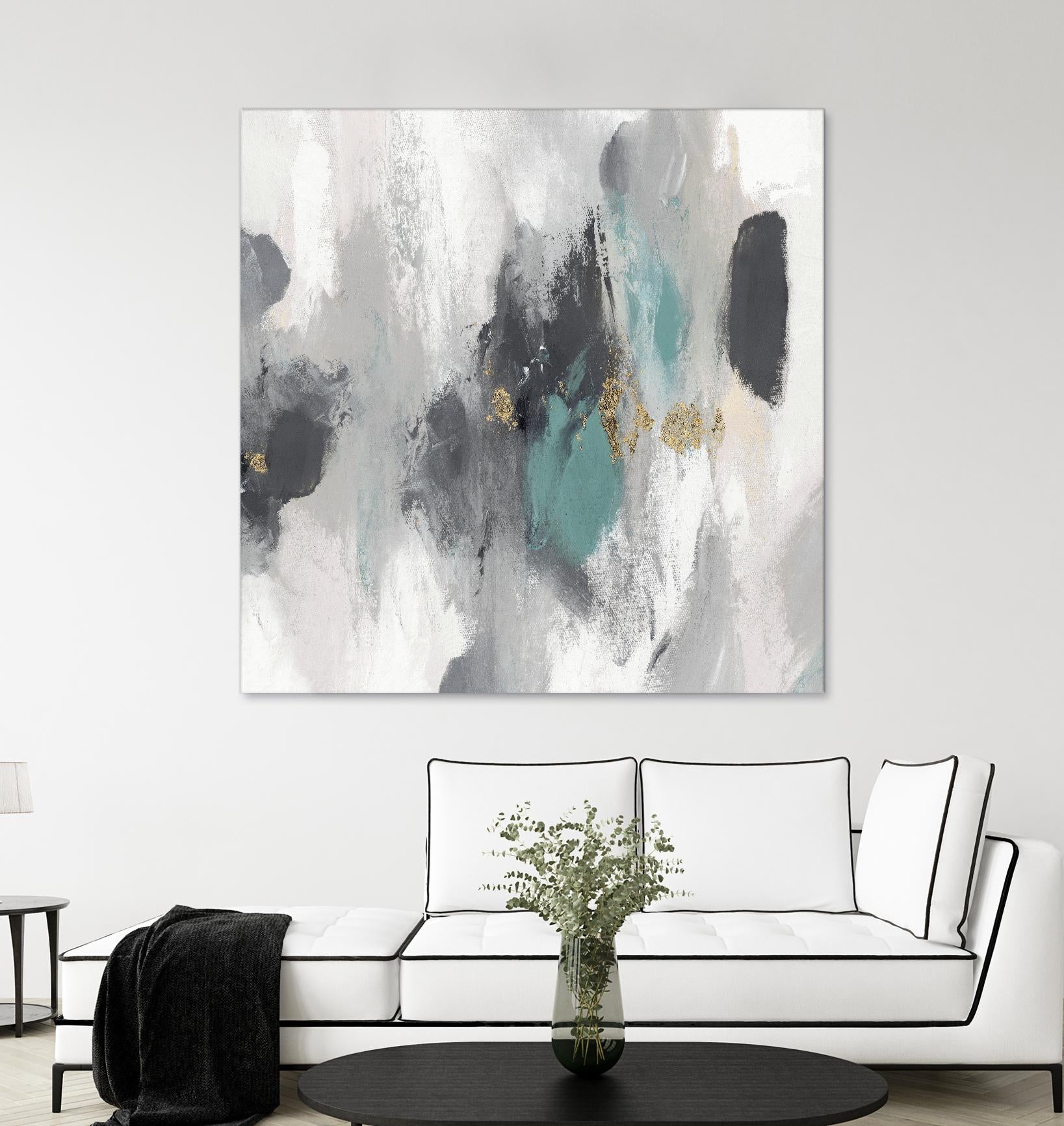 Gray Days I by PI Studio on GIANT ART - white abstract