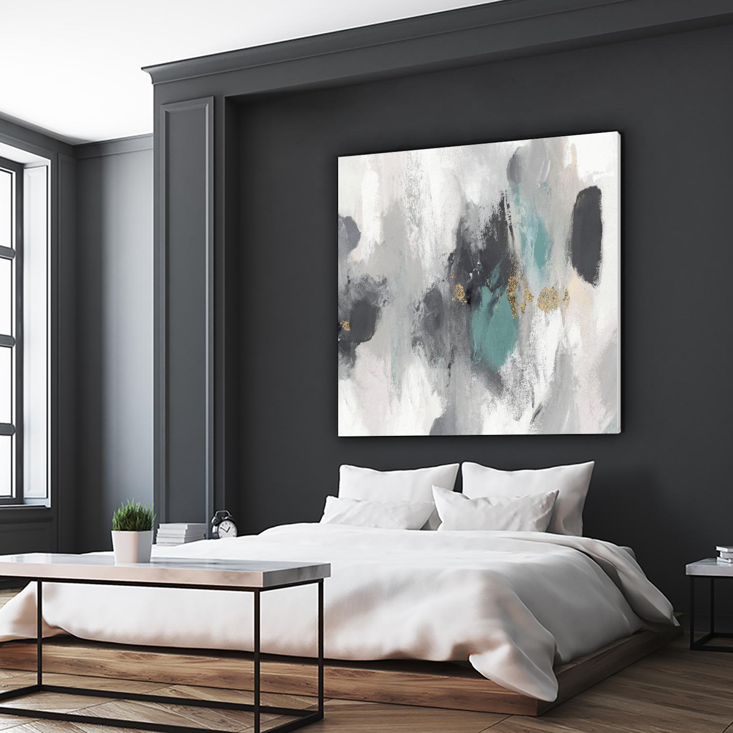 Gray Days I by PI Studio on GIANT ART - white abstract