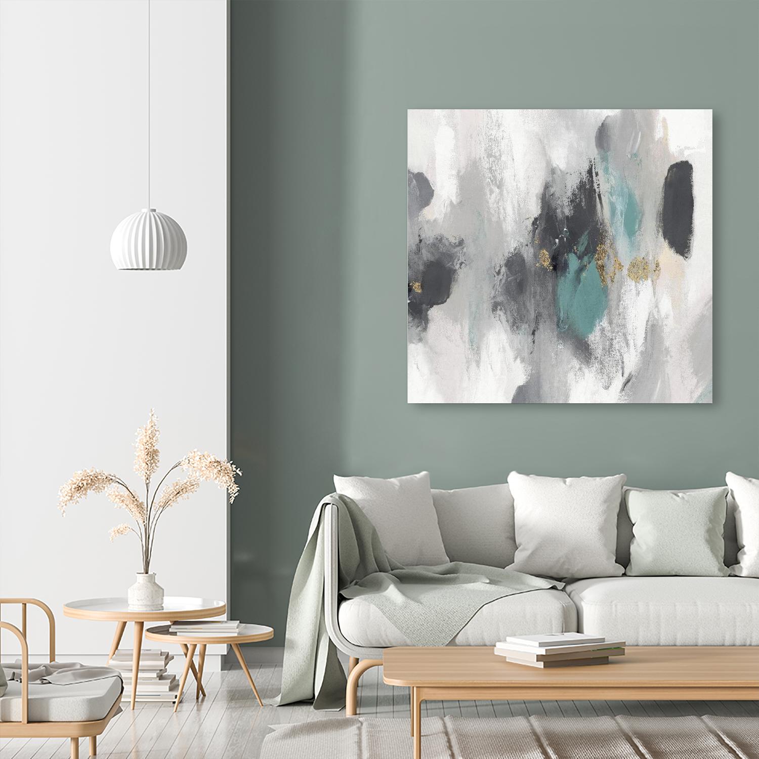 Gray Days I by PI Studio on GIANT ART - white abstract