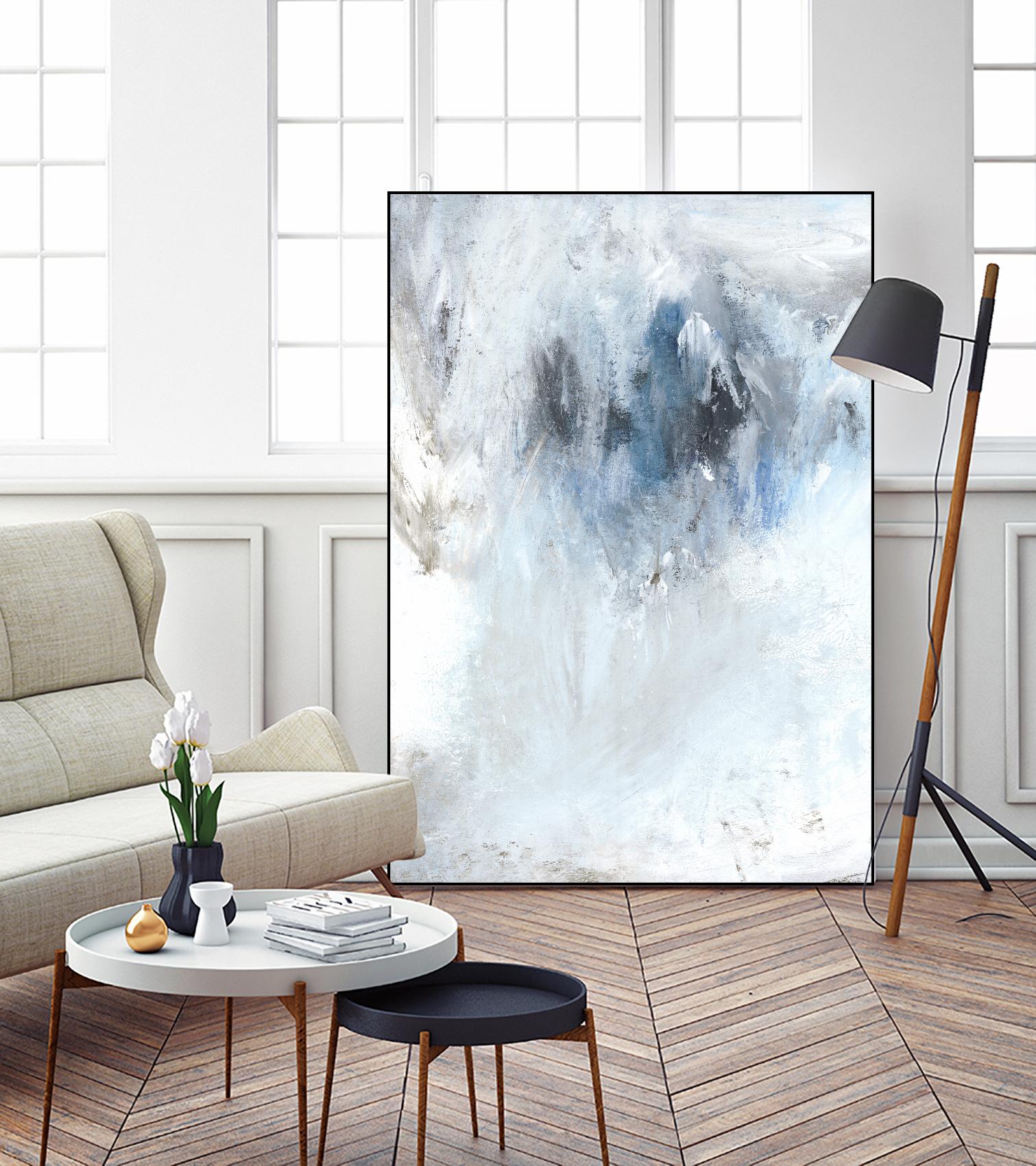 Winter Wonderland II by PI Studio on GIANT ART - blue abstract