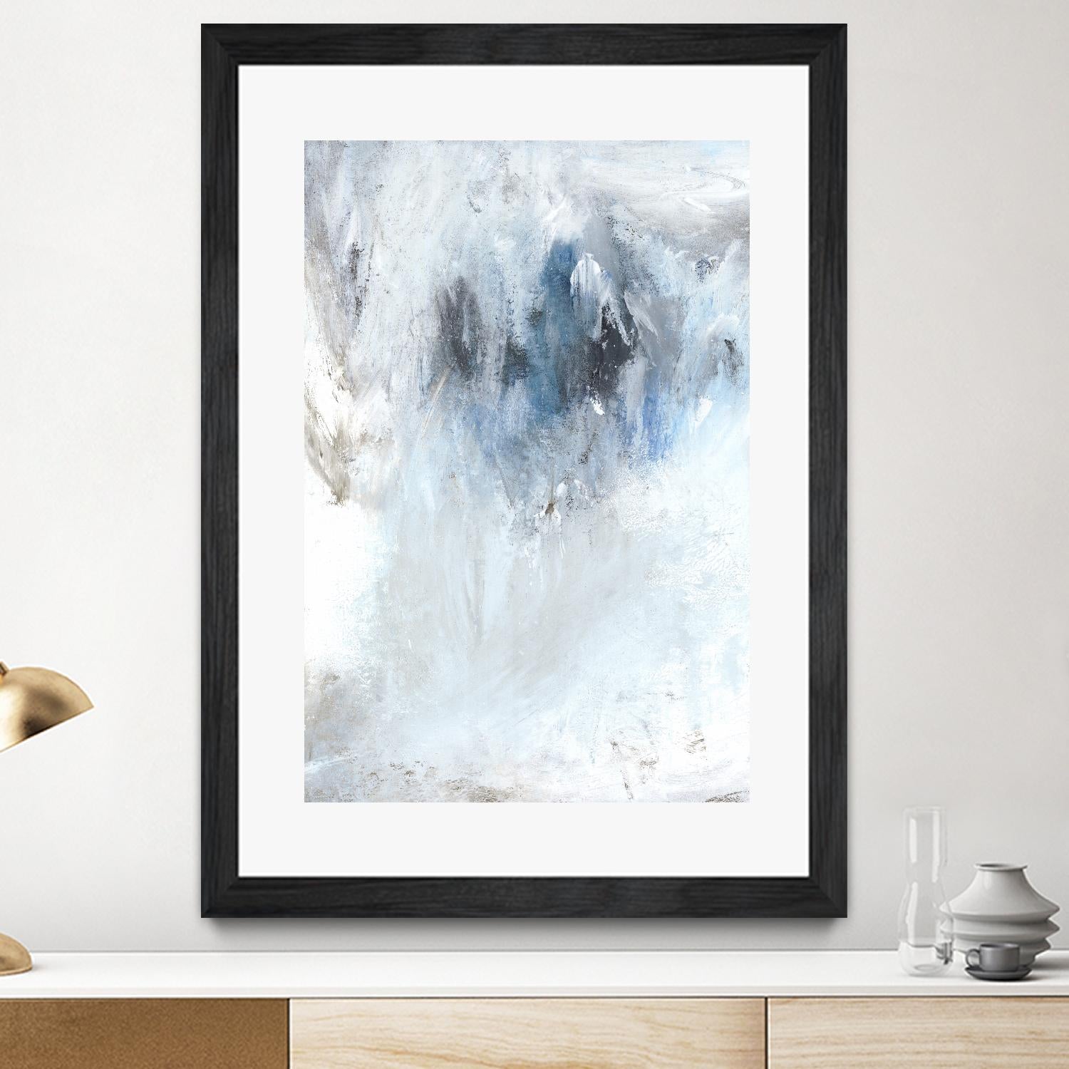 Winter Wonderland II by PI Studio on GIANT ART - blue abstract