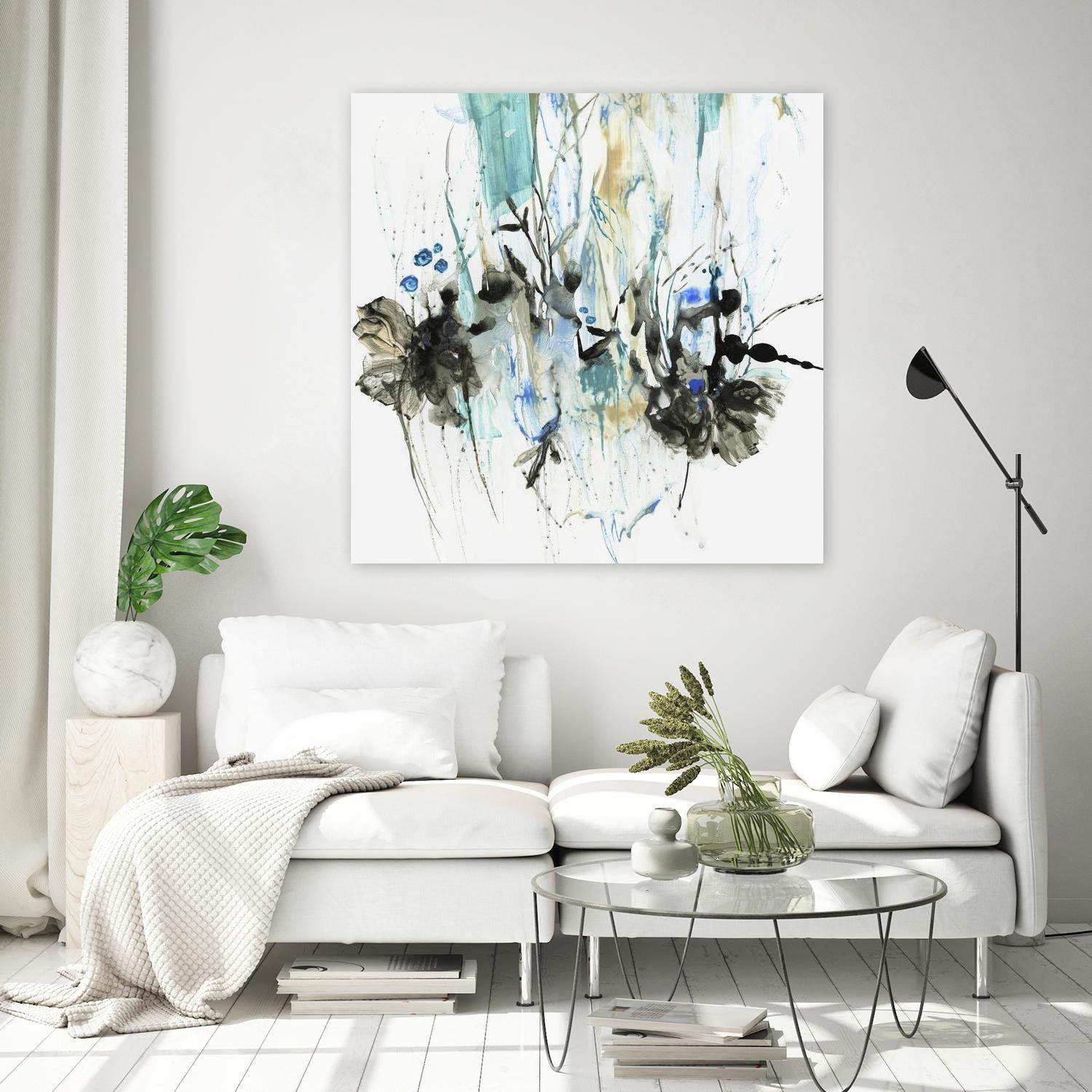 Water Splash II by PI Studio on GIANT ART - blue abstract