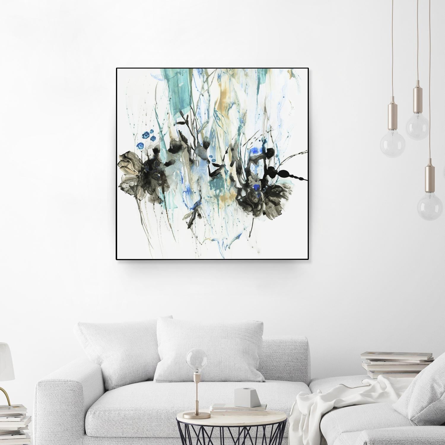 Water Splash II by PI Studio on GIANT ART - blue abstract