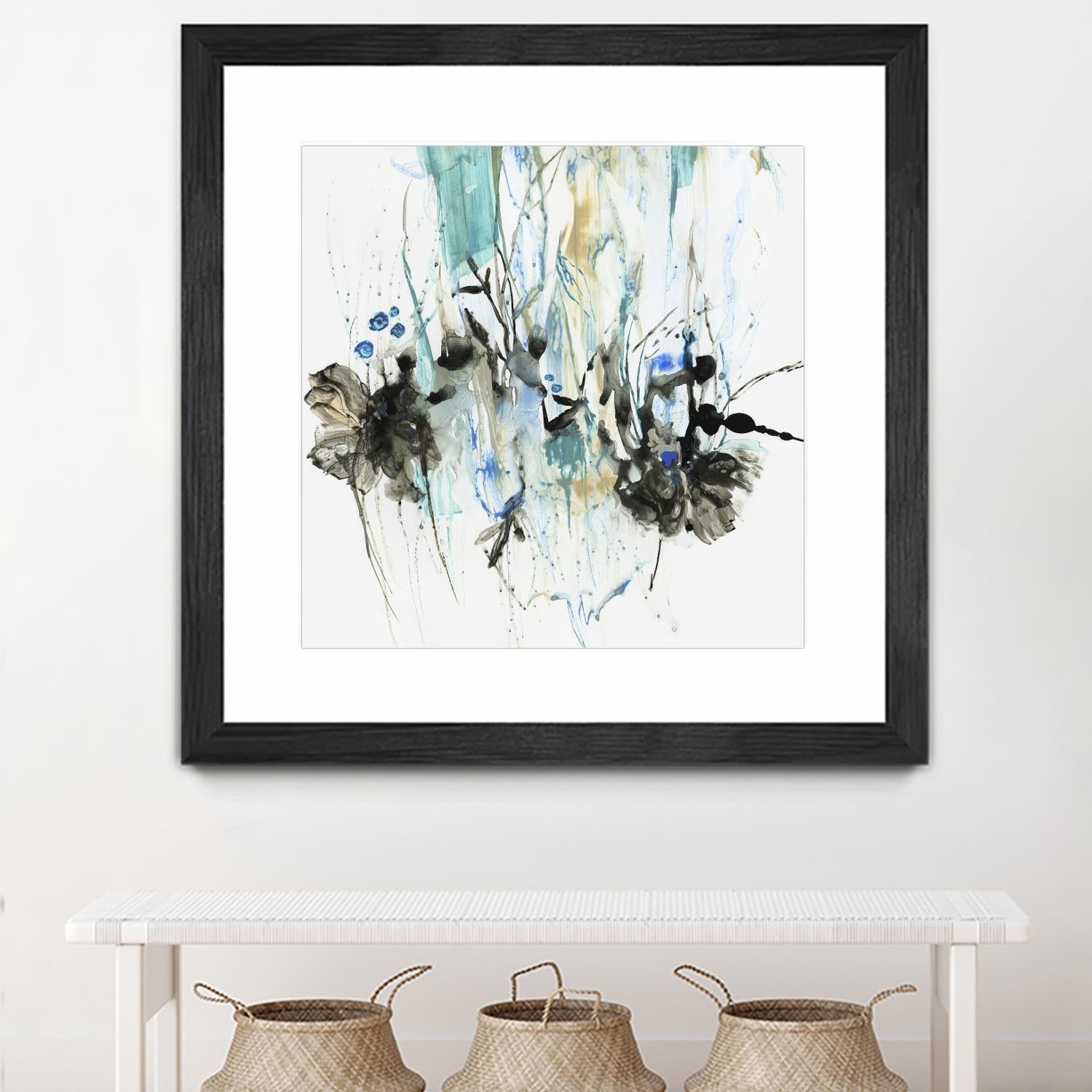 Water Splash II by PI Studio on GIANT ART - blue abstract