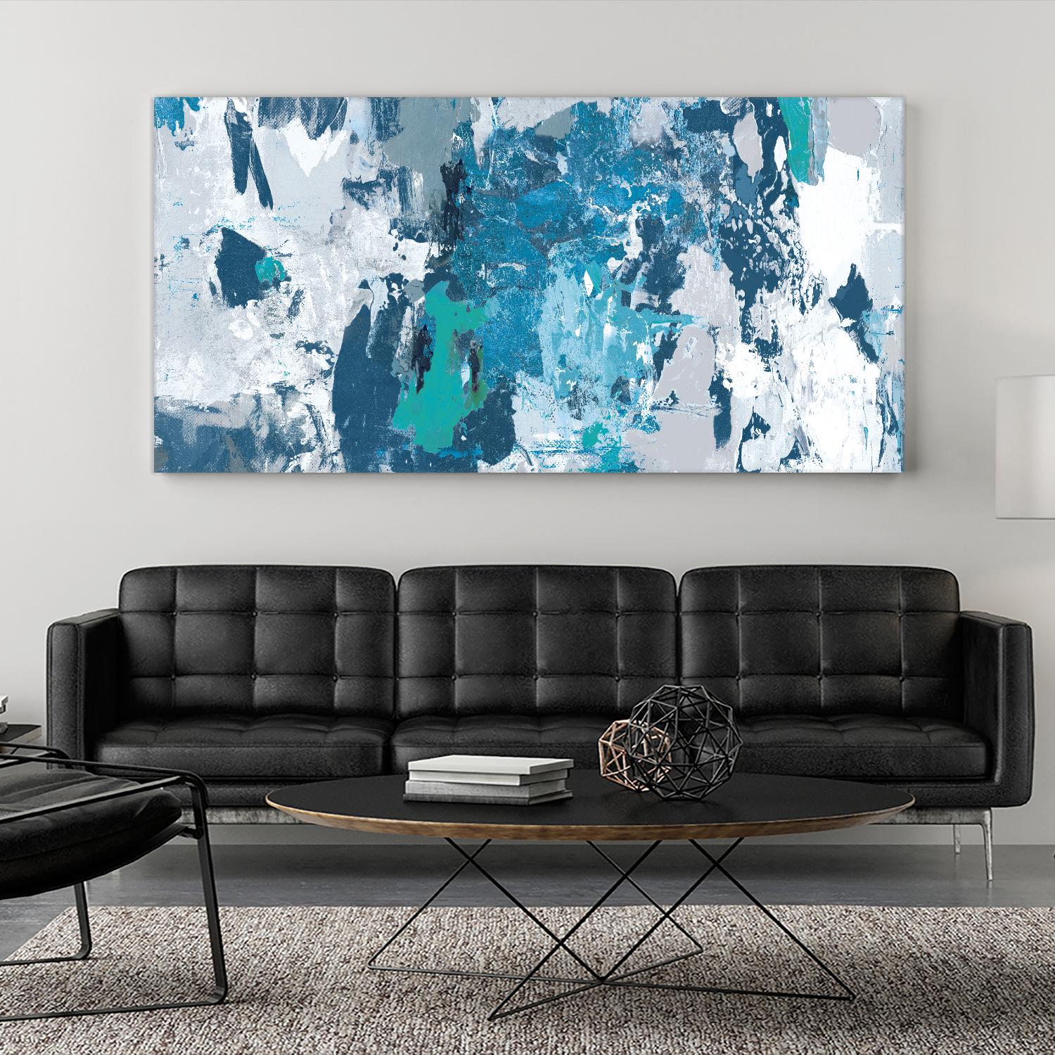 Tainted Blue by PI Studio on GIANT ART - white abstract