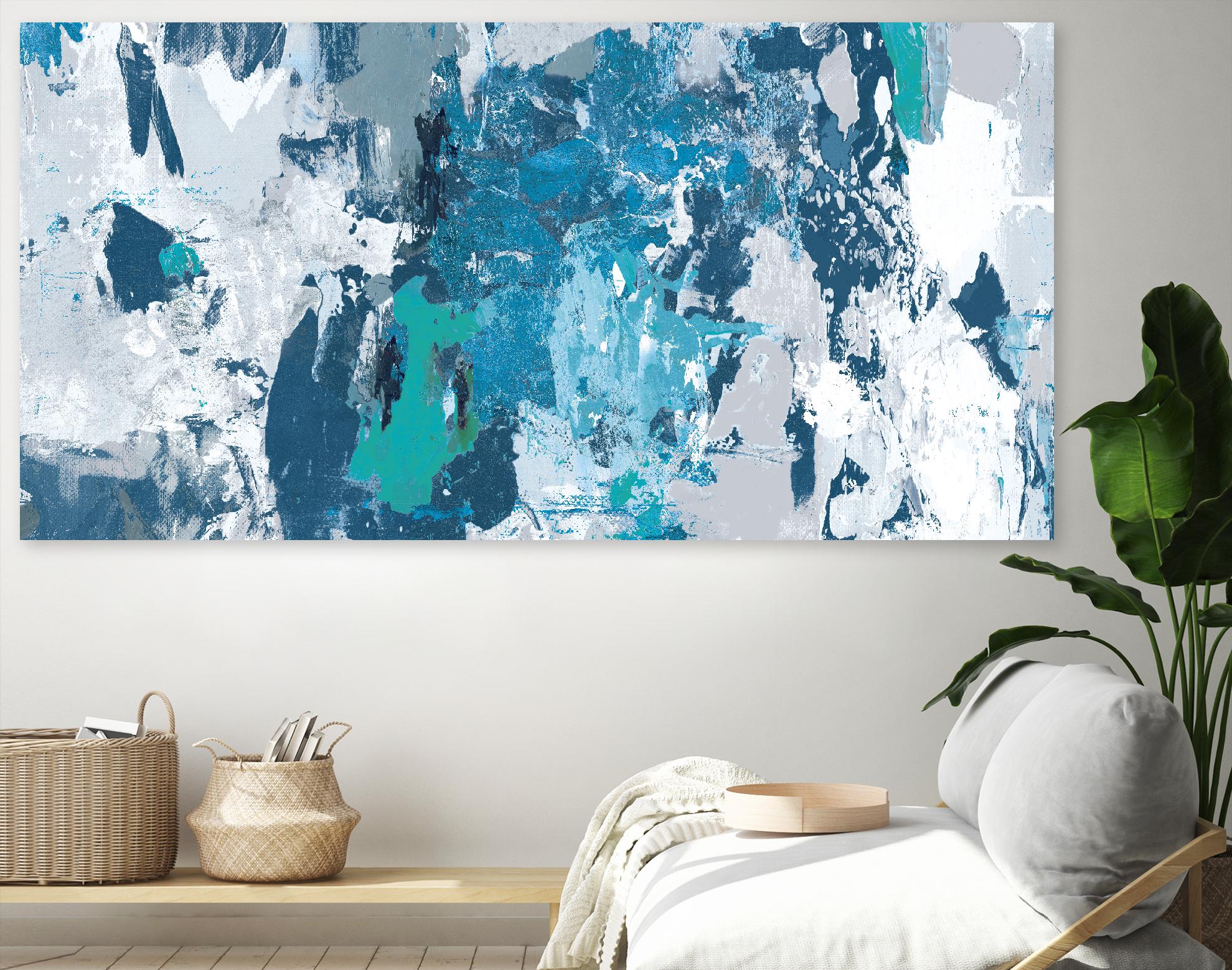 Tainted Blue by PI Studio on GIANT ART - white abstract