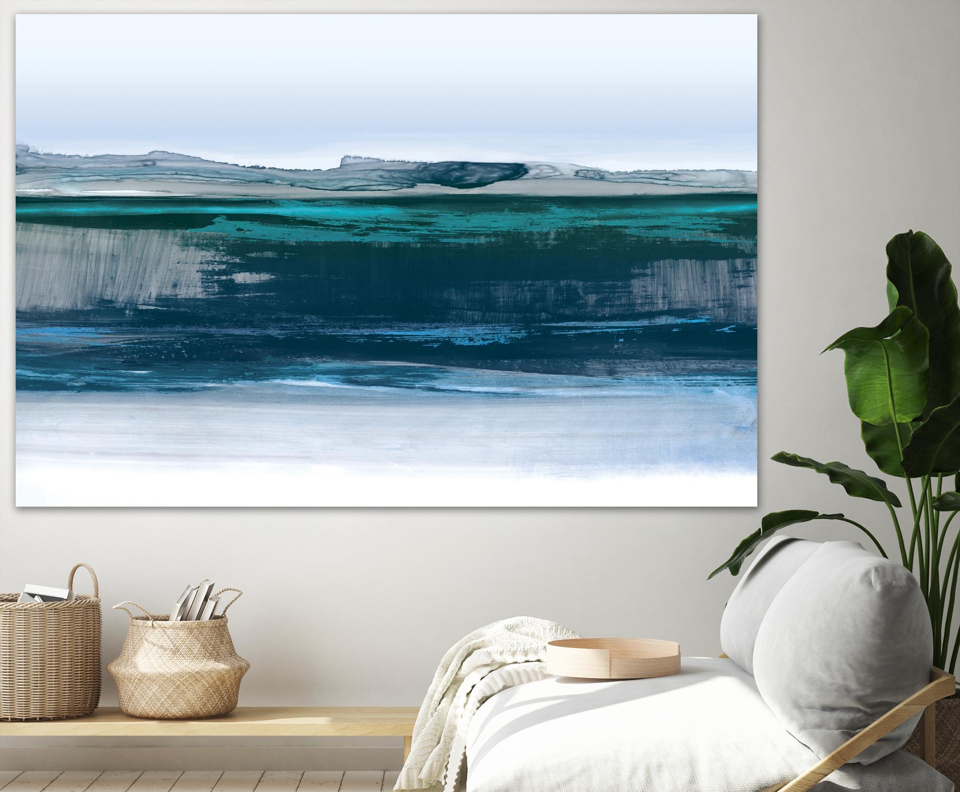 Smooth Blue by PI Studio on GIANT ART - blue abstract