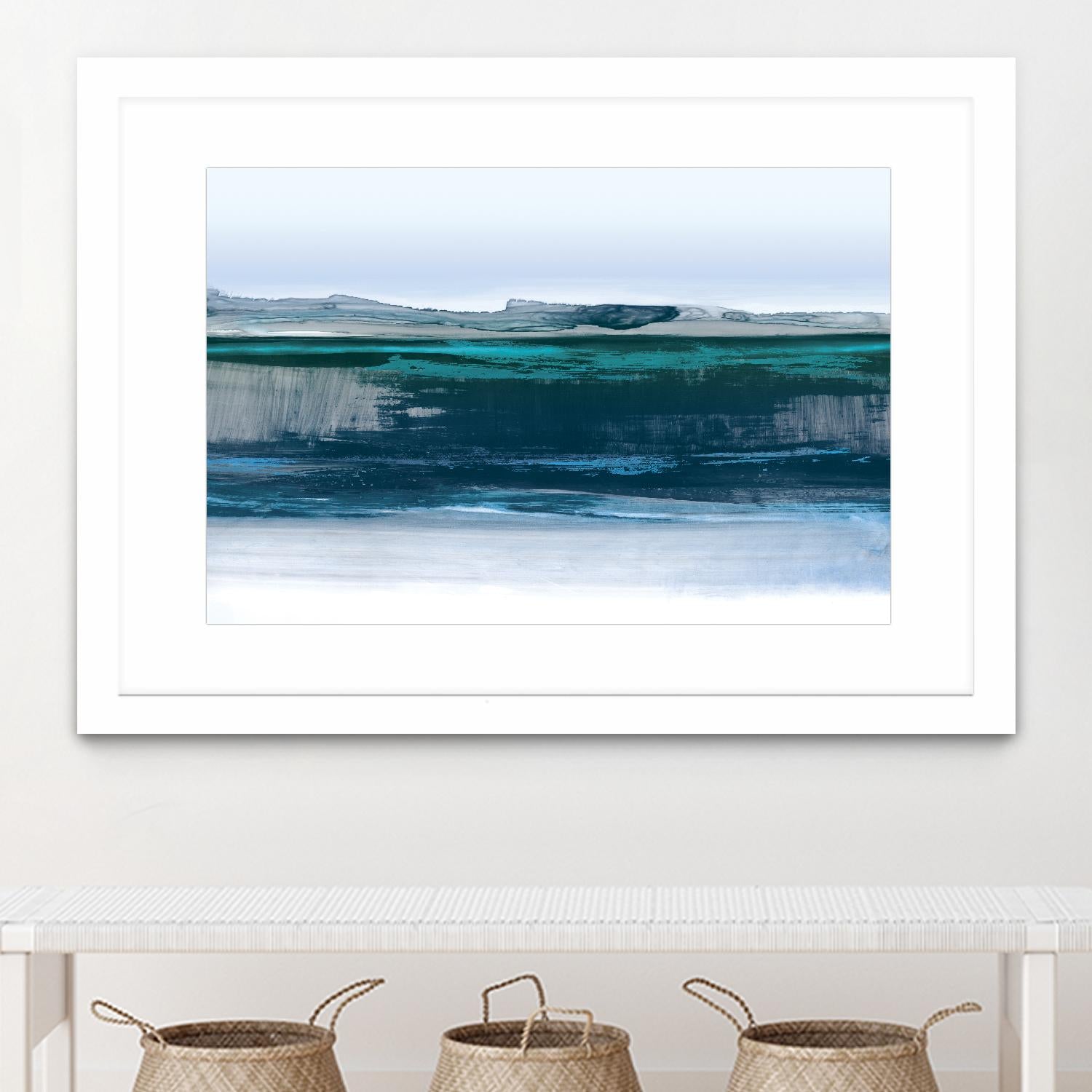 Smooth Blue by PI Studio on GIANT ART - blue abstract