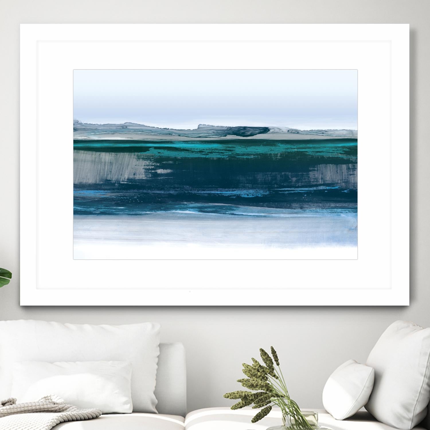 Smooth Blue by PI Studio on GIANT ART - blue abstract
