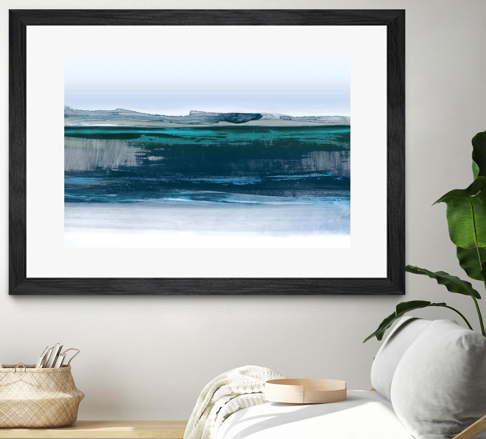 Smooth Blue by PI Studio on GIANT ART - blue abstract