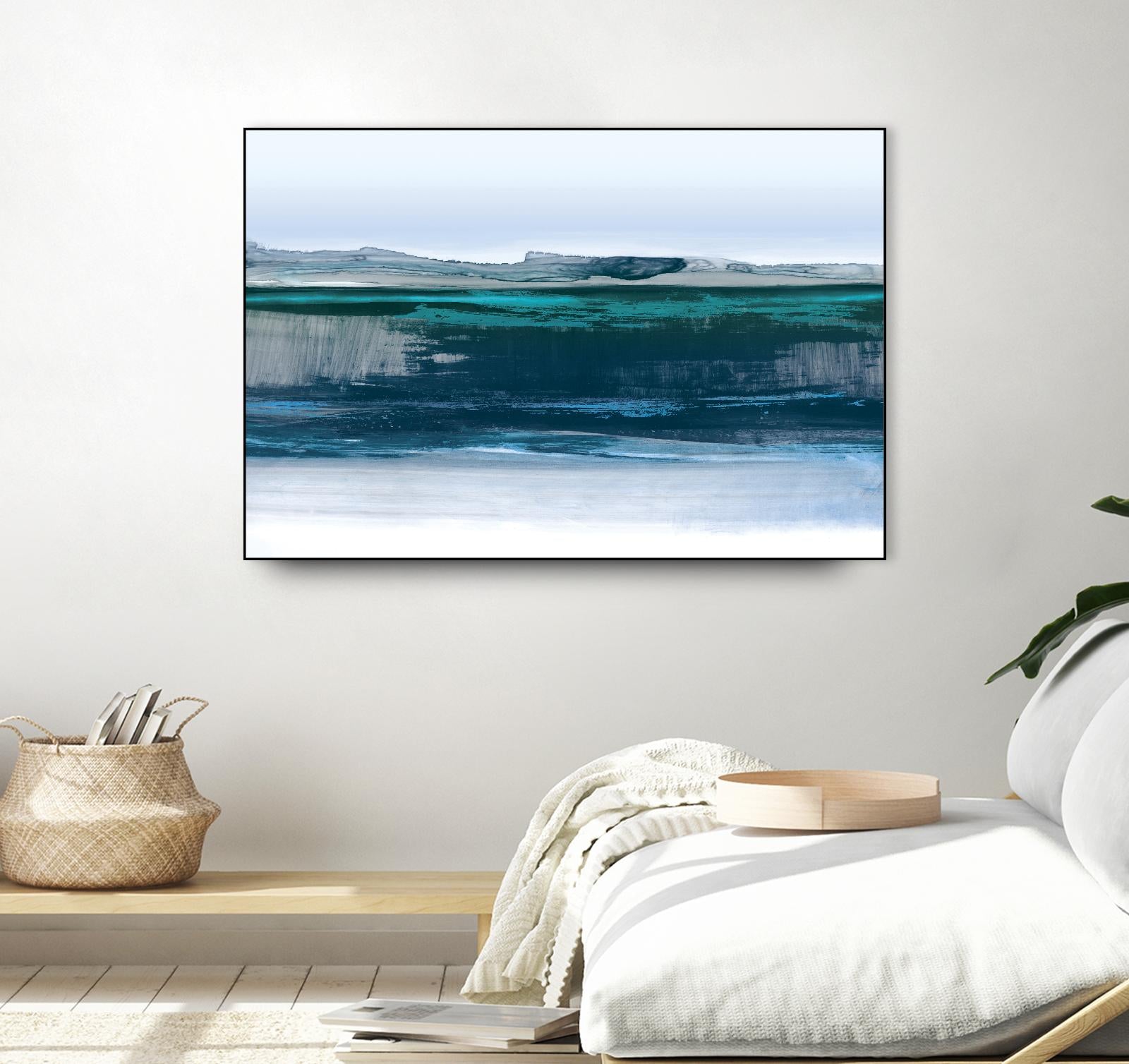 Smooth Blue by PI Studio on GIANT ART - blue abstract