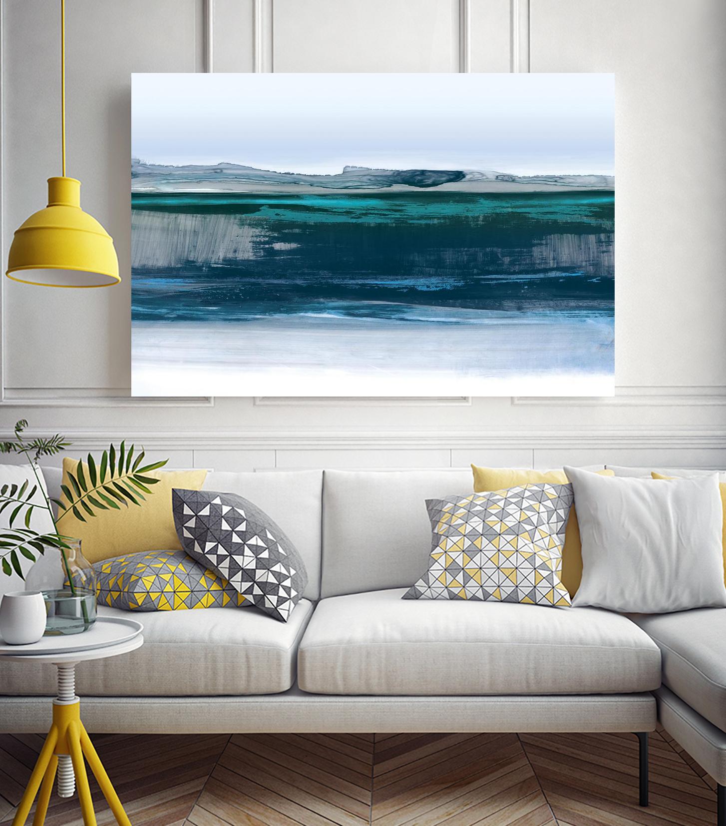 Smooth Blue by PI Studio on GIANT ART - blue abstract