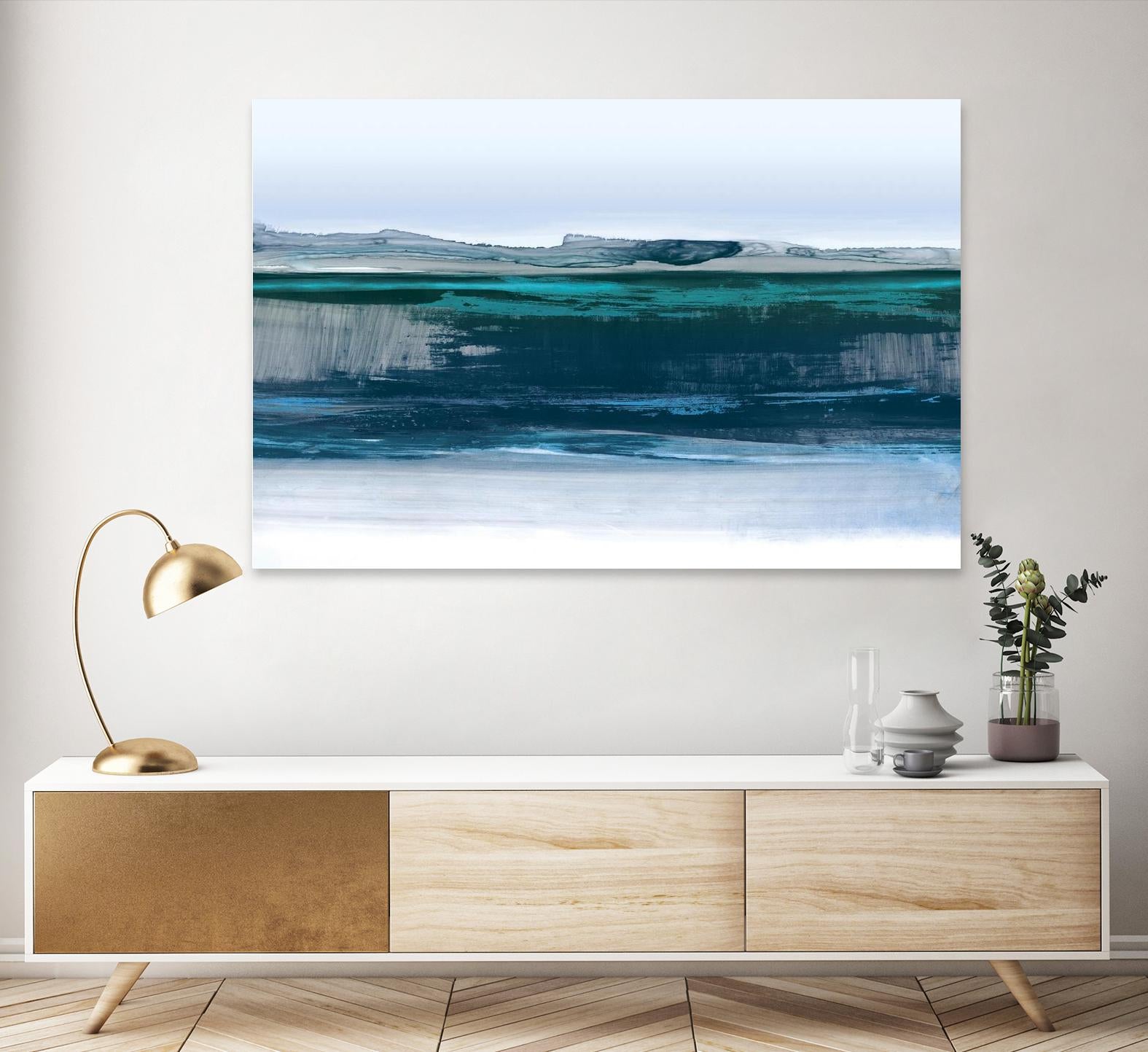 Smooth Blue by PI Studio on GIANT ART - blue abstract