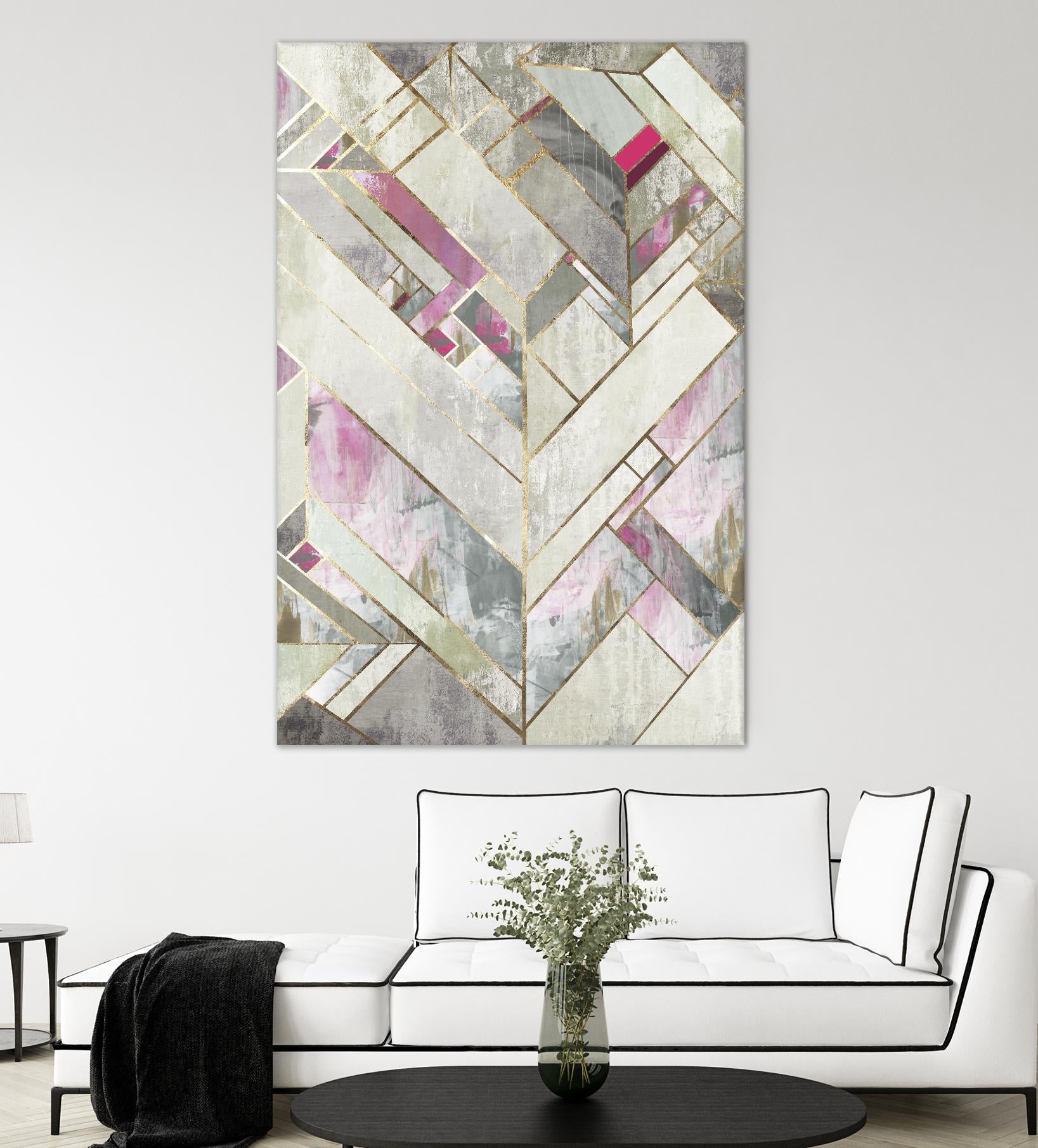 Blush Deco II by PI Studio on GIANT ART - pink abstract