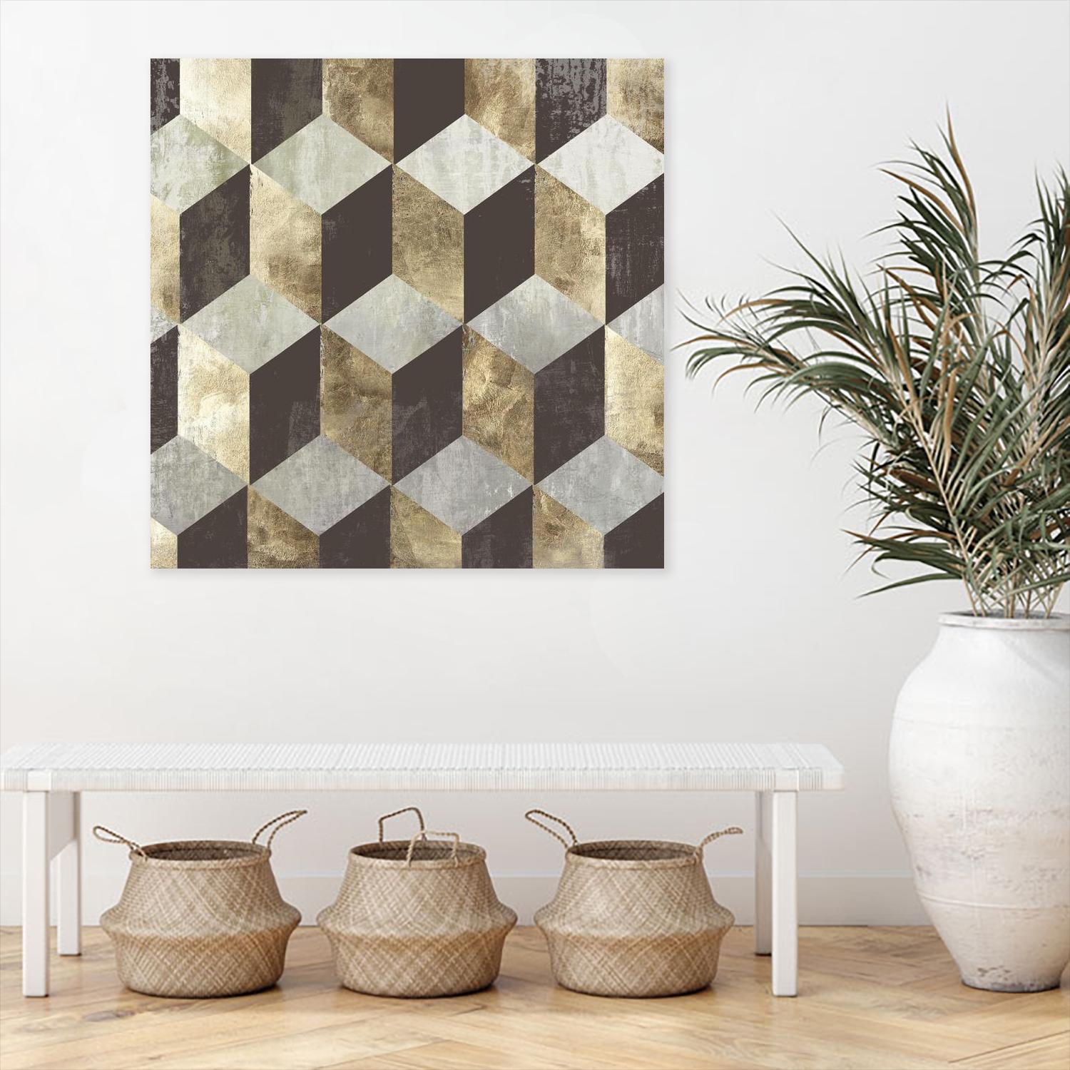 Scope by PI Studio on GIANT ART - gold shapes