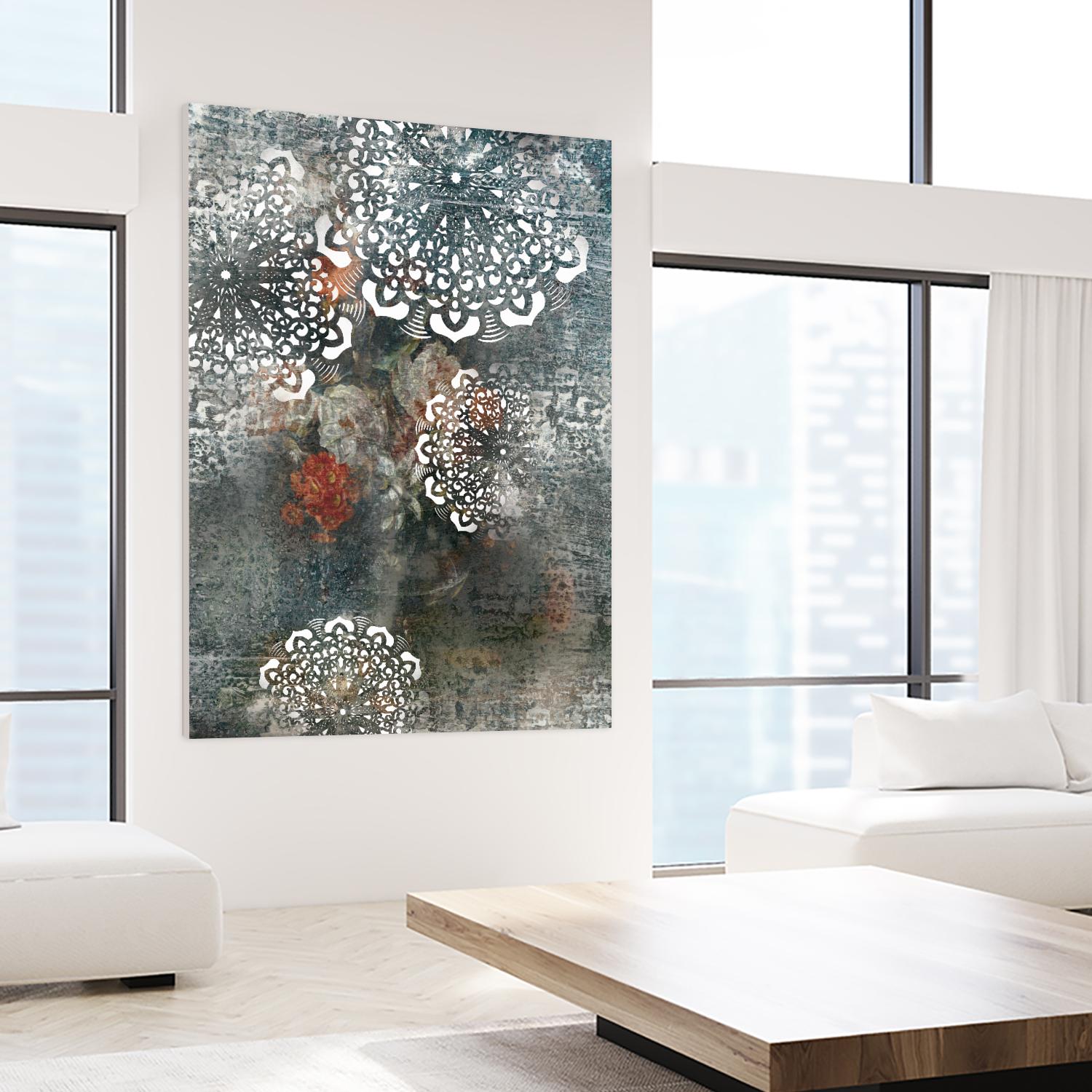 Doily II by PI Studio on GIANT ART - white abstract