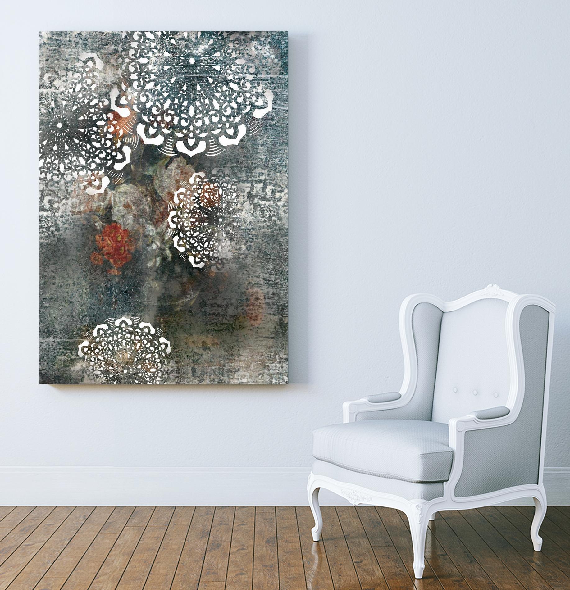 Doily II by PI Studio on GIANT ART - pink abstract