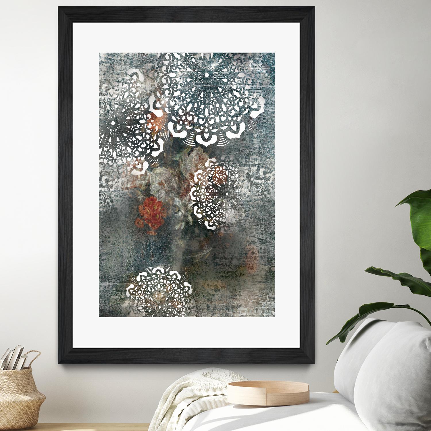 Doily II by PI Studio on GIANT ART - pink abstract