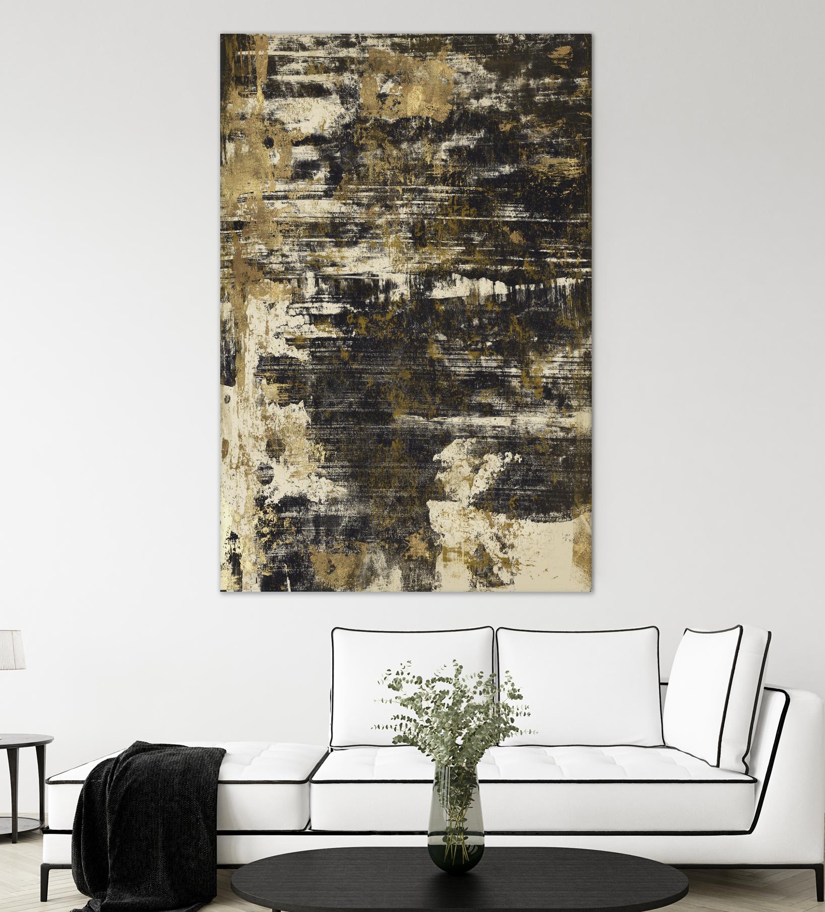 Slash I by PI Studio on GIANT ART - yellow abstract