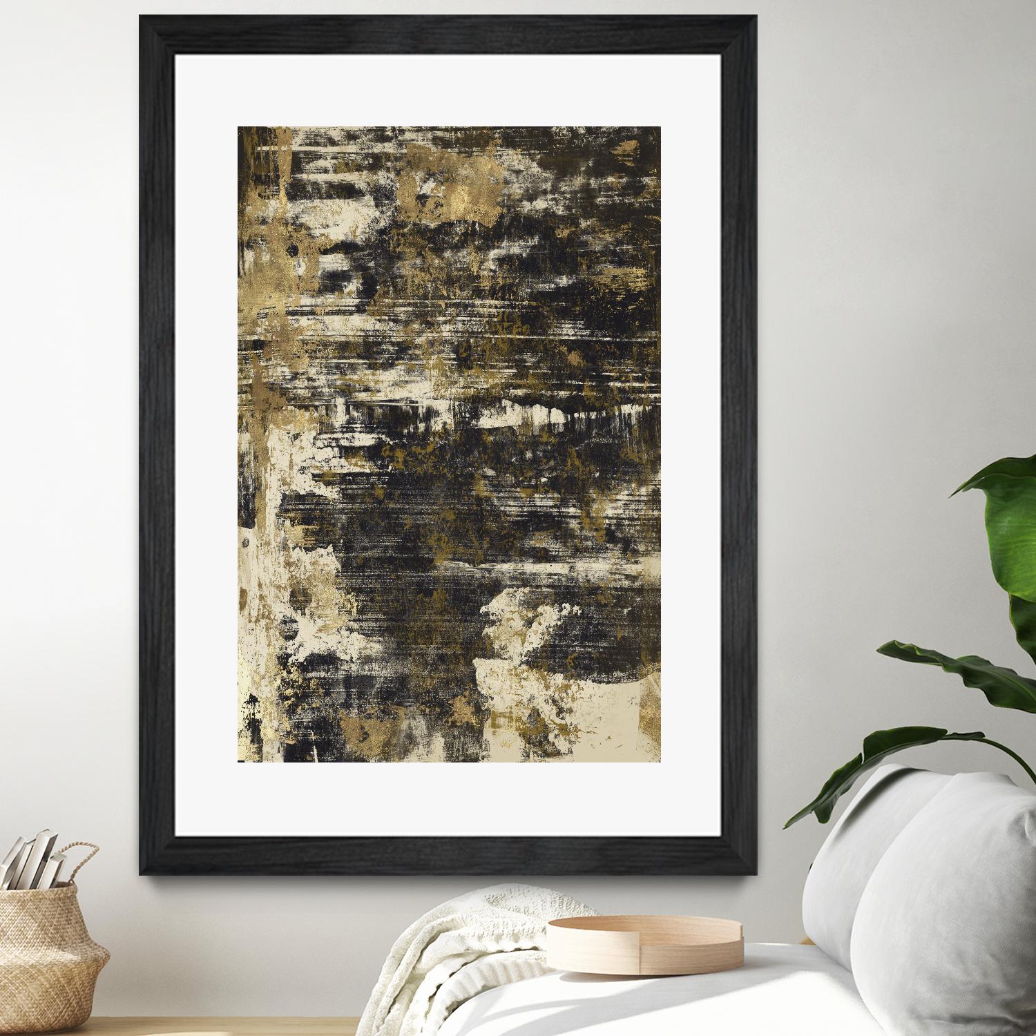 Slash I by PI Studio on GIANT ART - yellow abstract