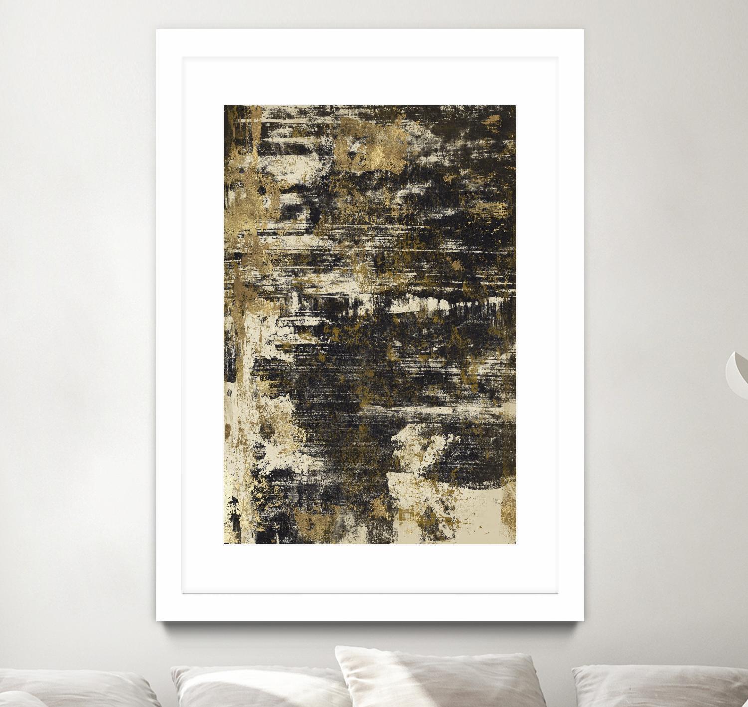 Slash I by PI Studio on GIANT ART - yellow abstract