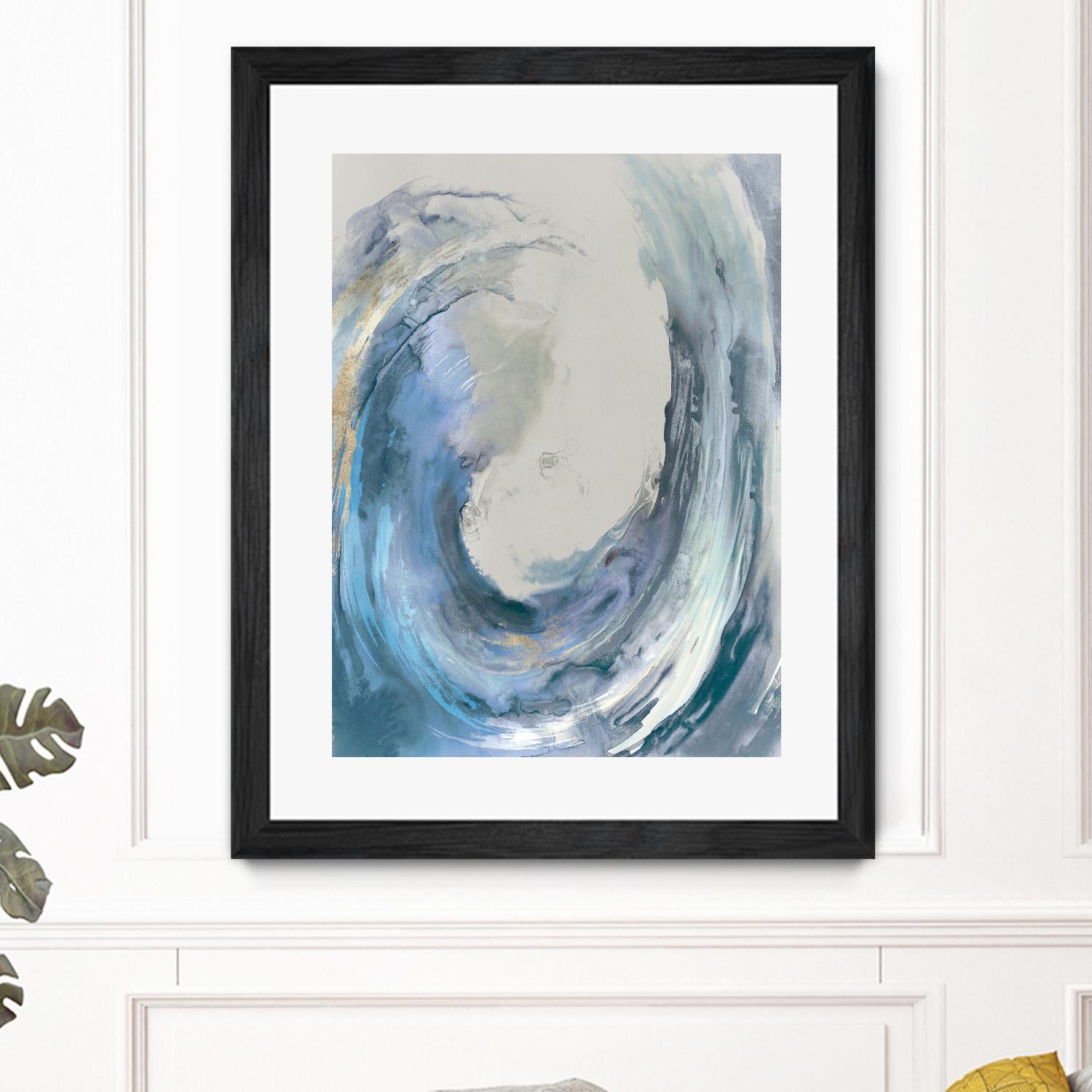 Water Collar by PI Studio on GIANT ART - gold abstract beach