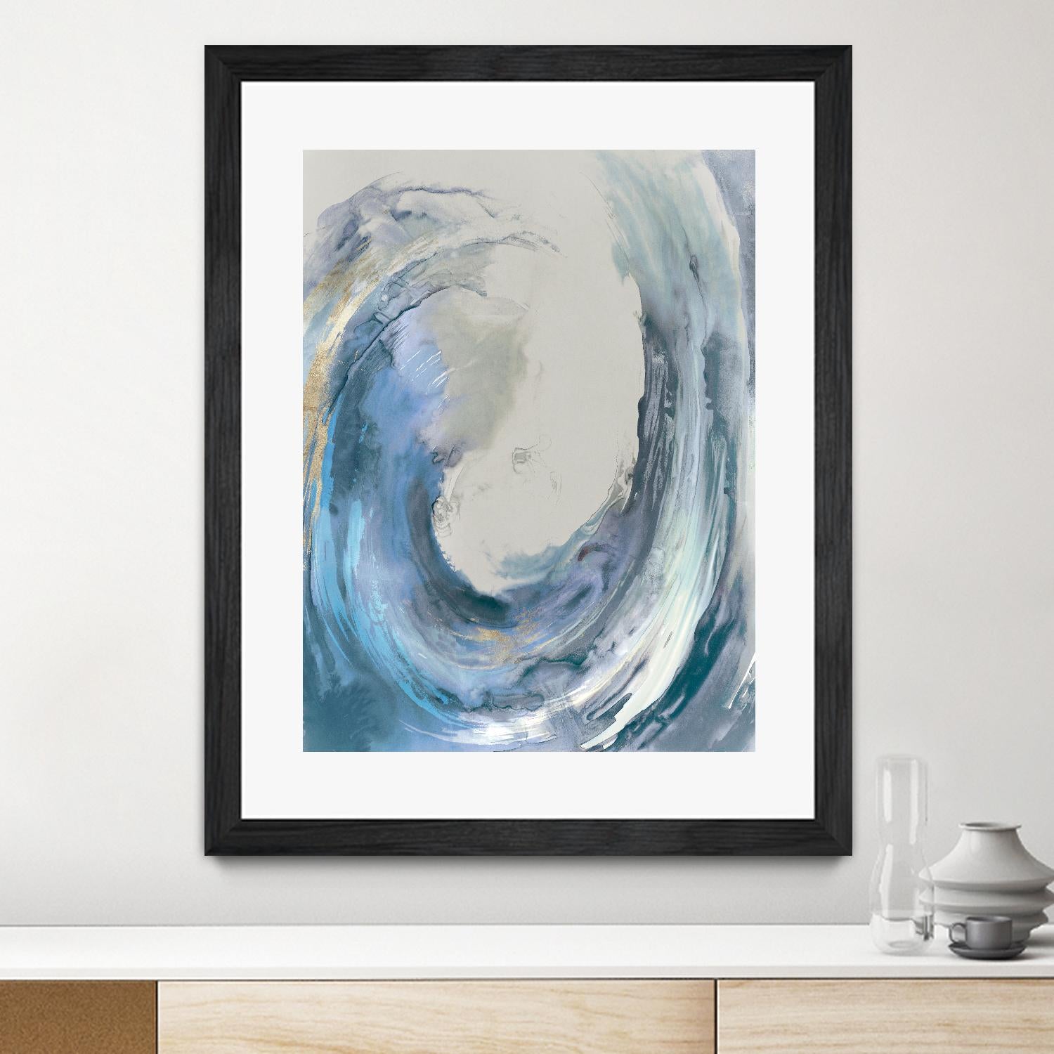 Water Collar by PI Studio on GIANT ART - gold abstract beach