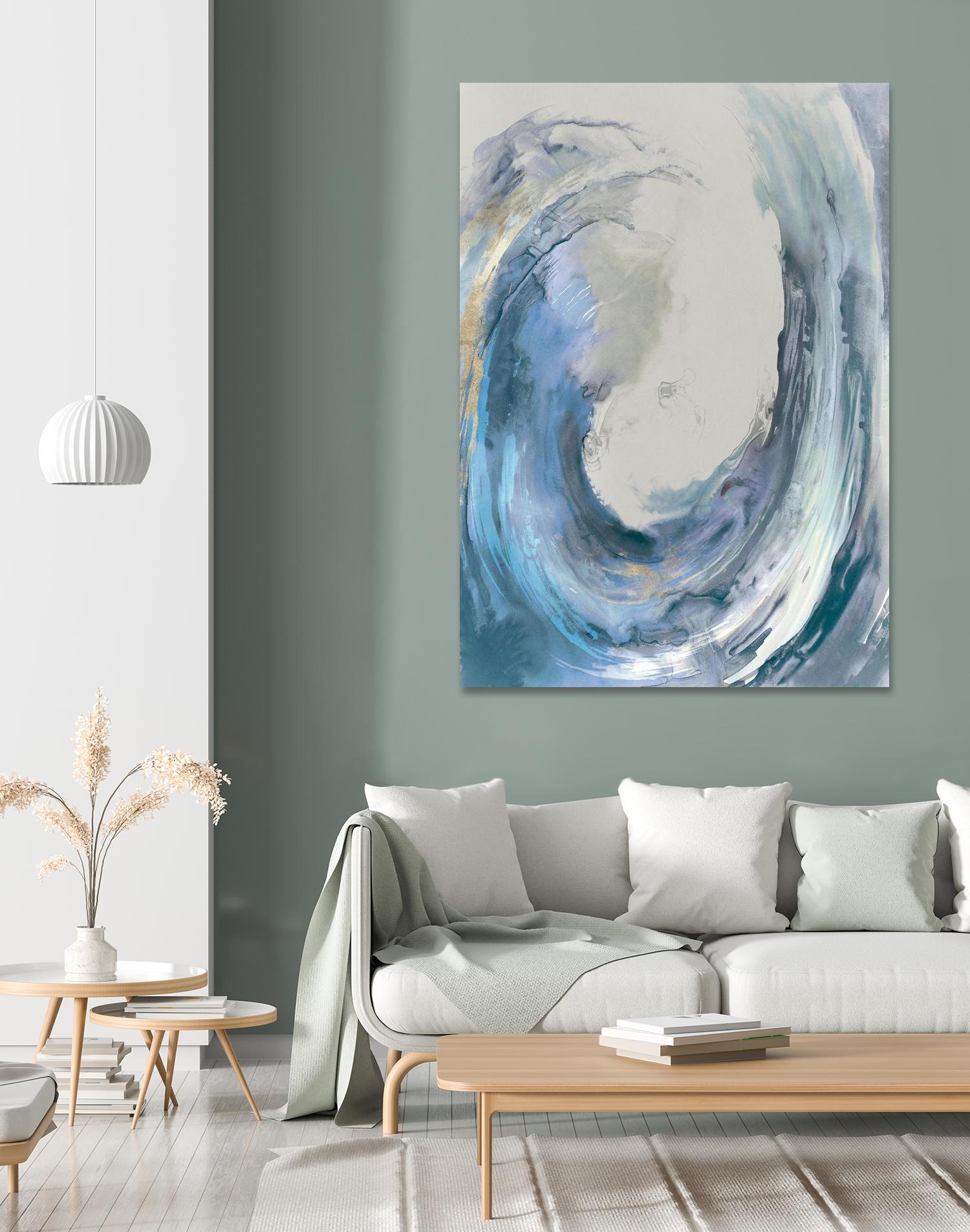 Water Collar by PI Studio on GIANT ART - gold abstract beach