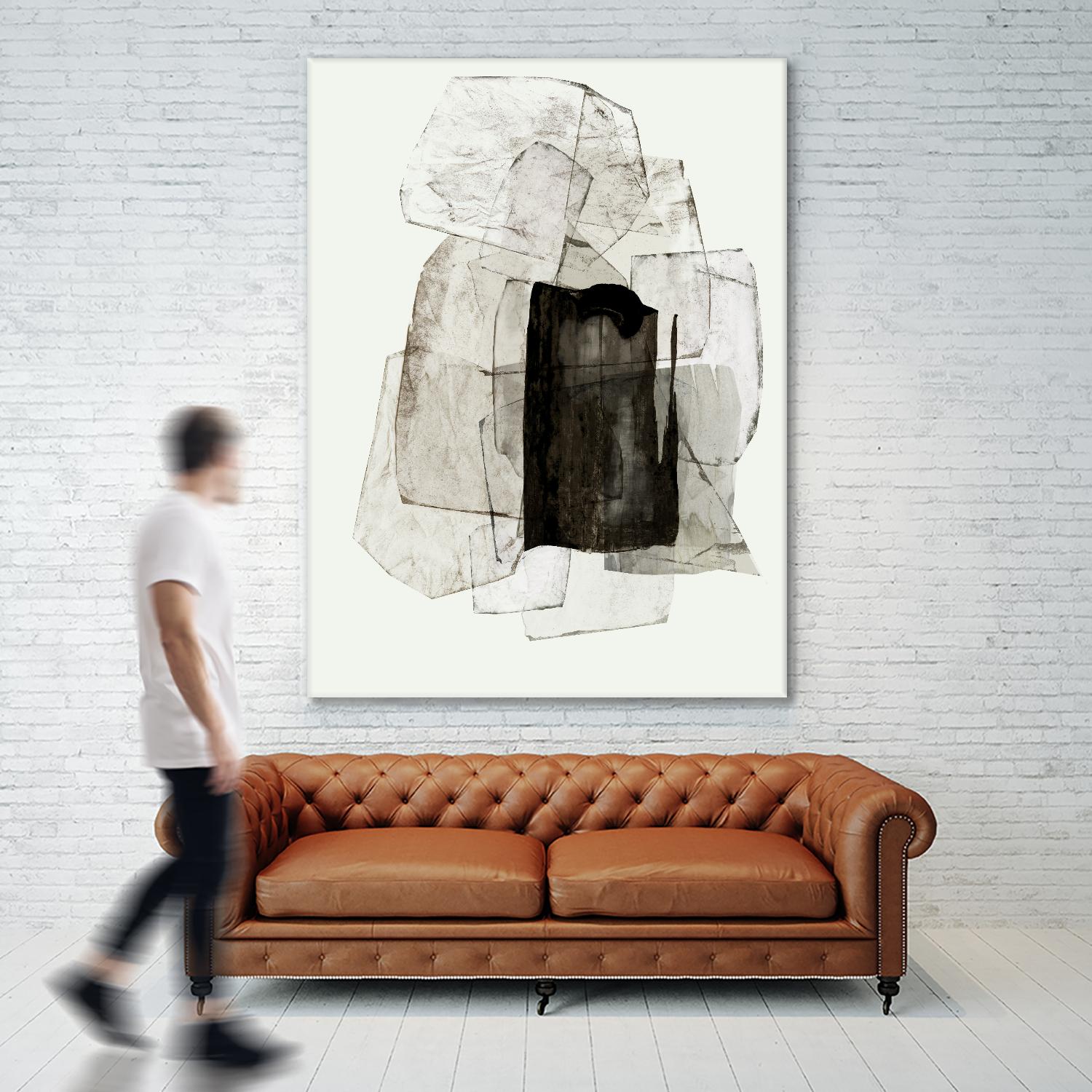 Blotting Ink II by PI Studio on GIANT ART - black shapes shape