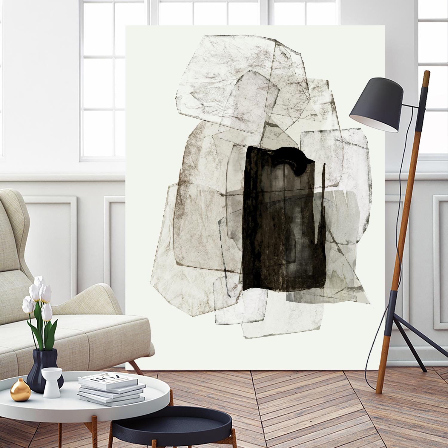 Blotting Ink II by PI Studio on GIANT ART - black shapes shape