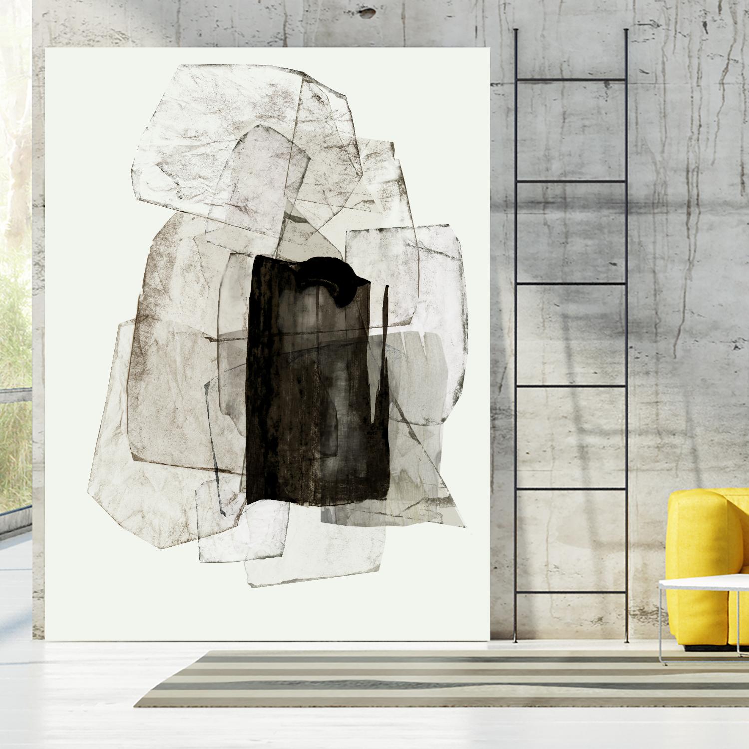 Blotting Ink II by PI Studio on GIANT ART - black shapes shape