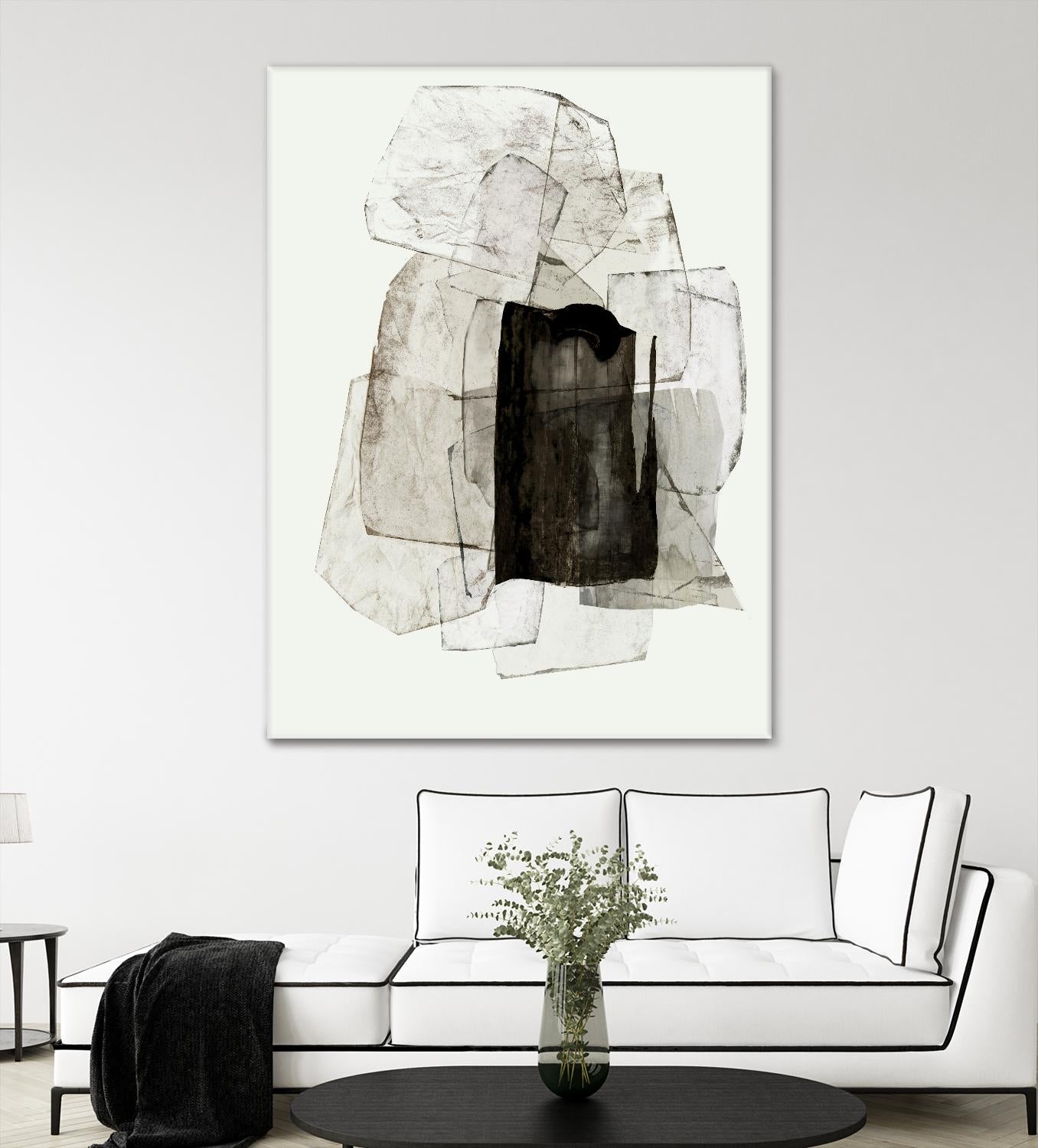 Blotting Ink II by PI Studio on GIANT ART - black shapes shape