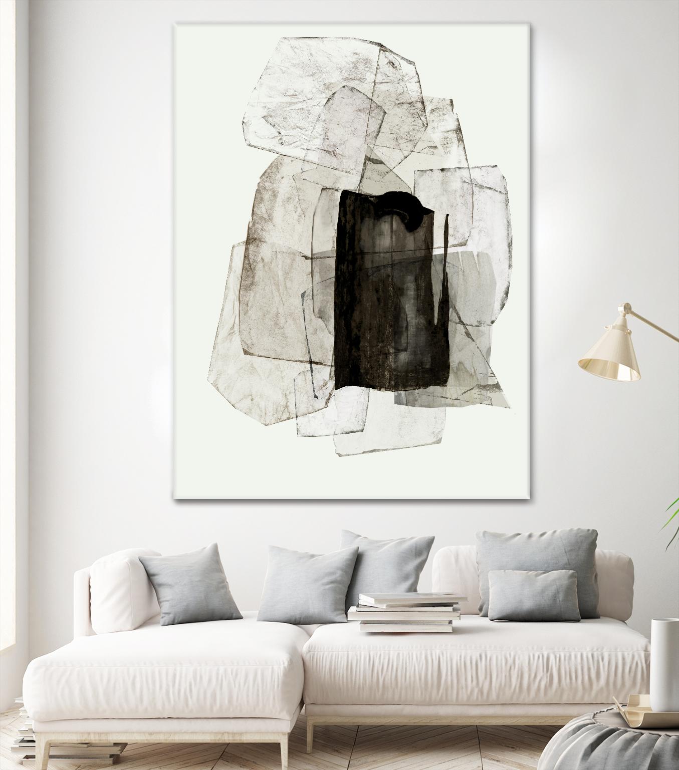 Blotting Ink II by PI Studio on GIANT ART - black shapes shape