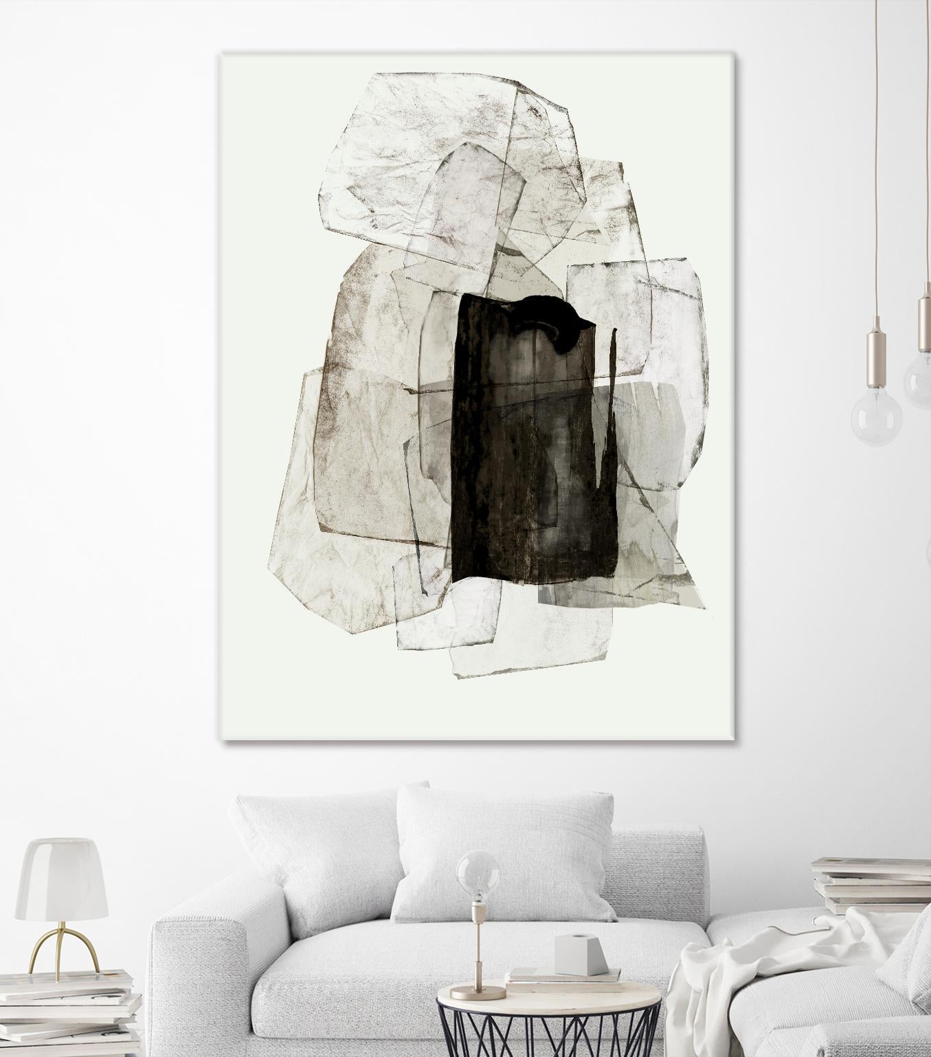 Blotting Ink II by PI Studio on GIANT ART - black shapes shape