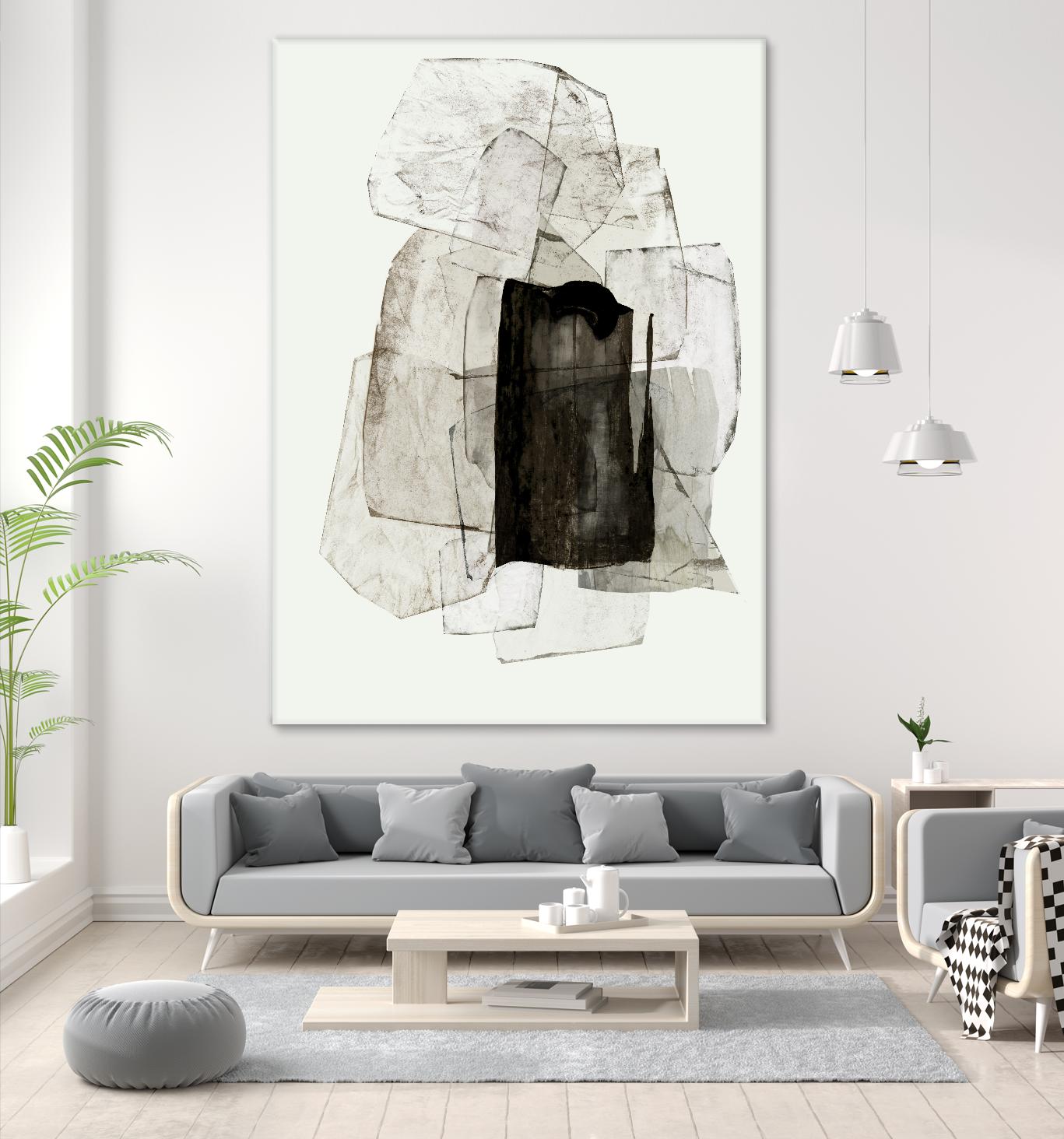 Blotting Ink II by PI Studio on GIANT ART - black shapes shape