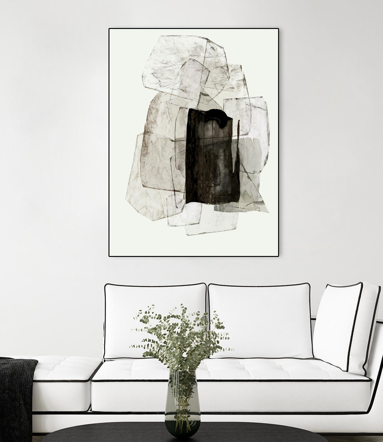 Blotting Ink II by PI Studio on GIANT ART - black shapes shape