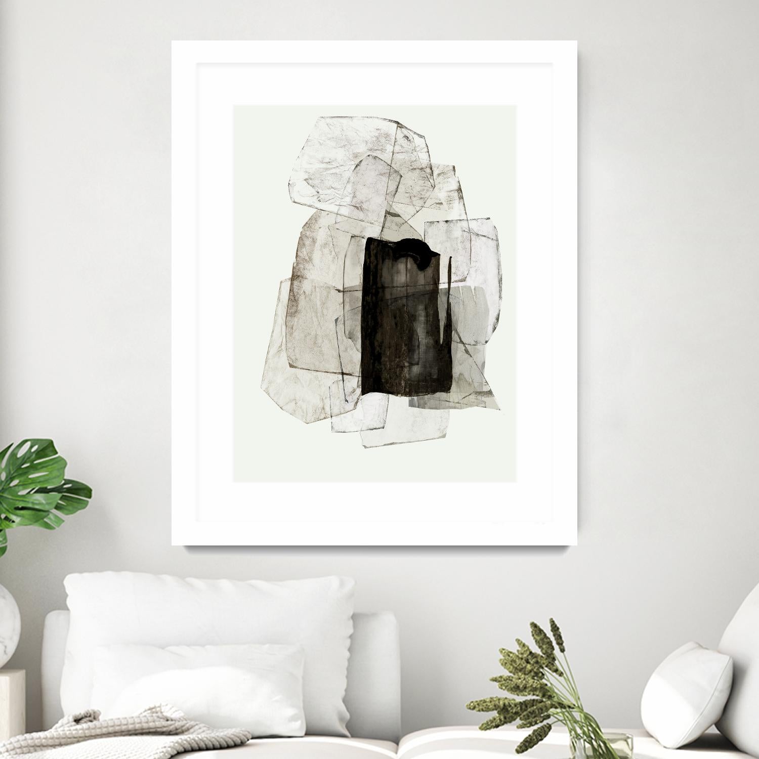 Blotting Ink II by PI Studio on GIANT ART - black shapes shape