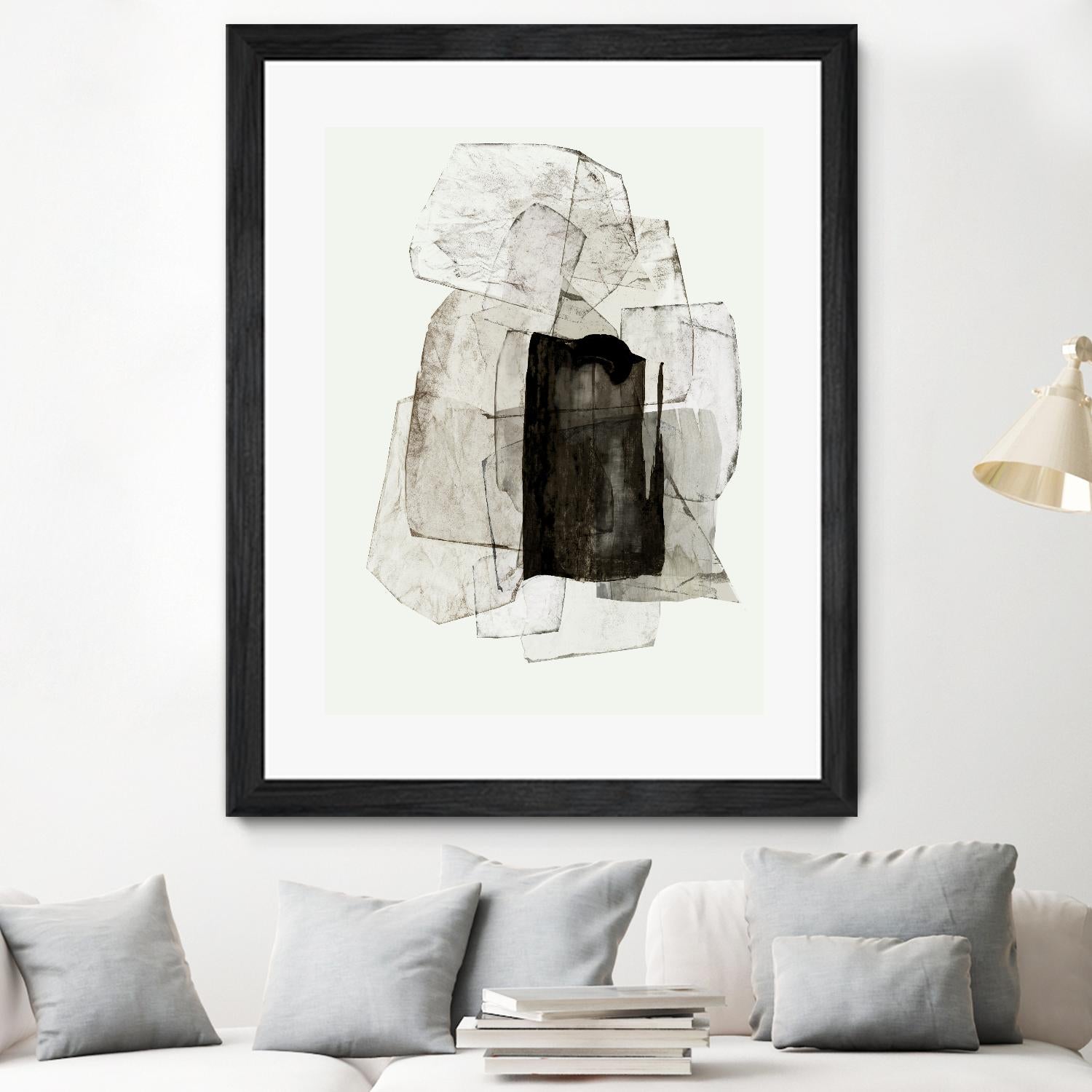 Blotting Ink II by PI Studio on GIANT ART - black shapes shape