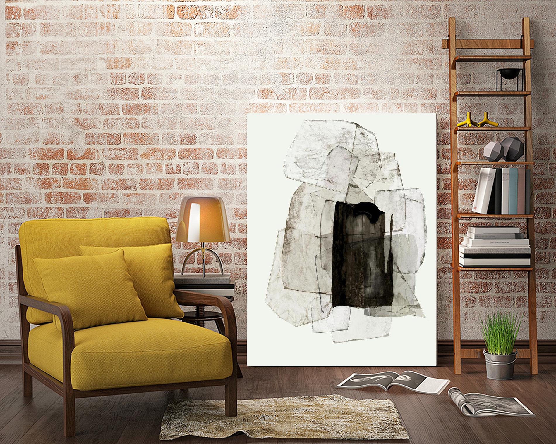 Blotting Ink II by PI Studio on GIANT ART - black shapes shape