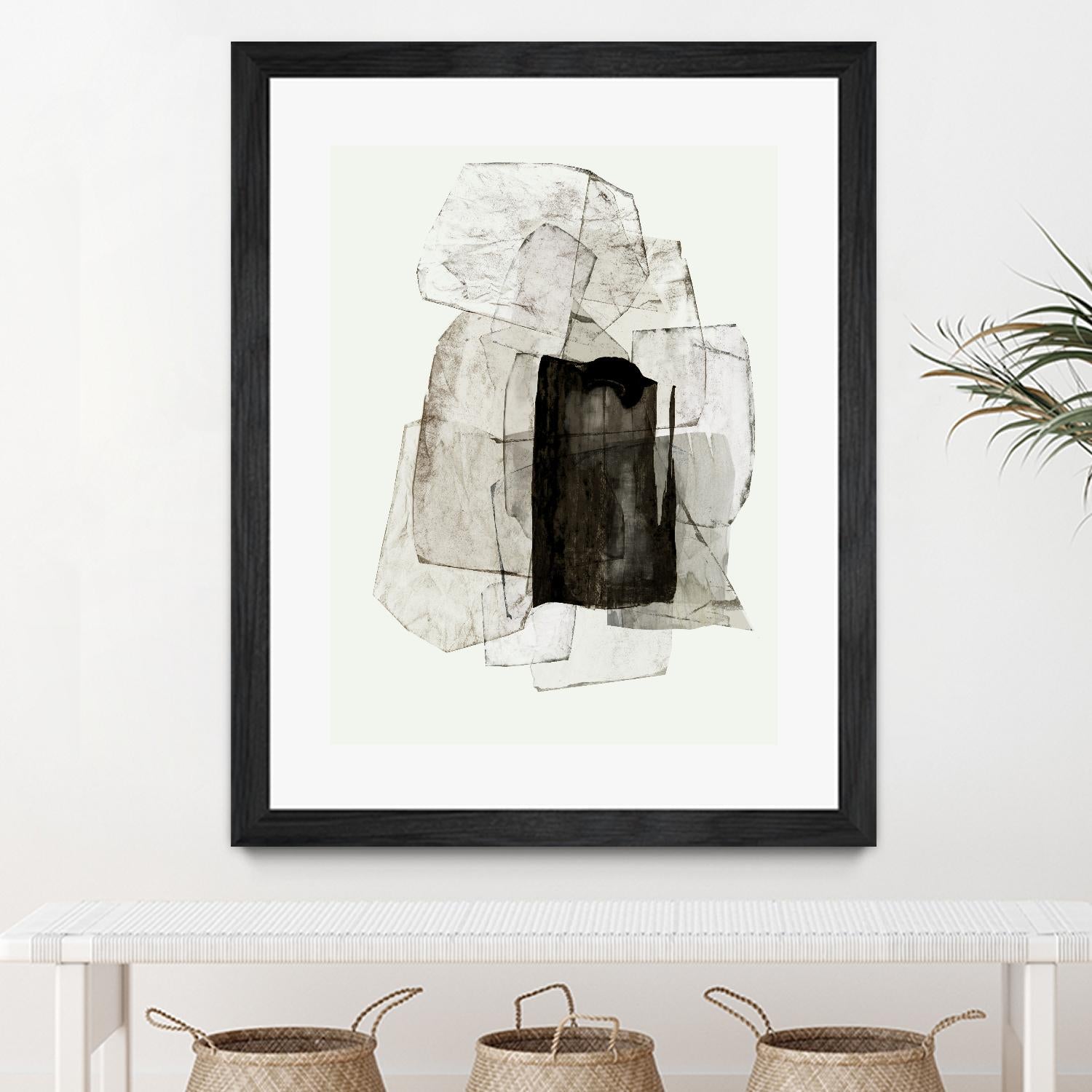 Blotting Ink II by PI Studio on GIANT ART - black shapes shape