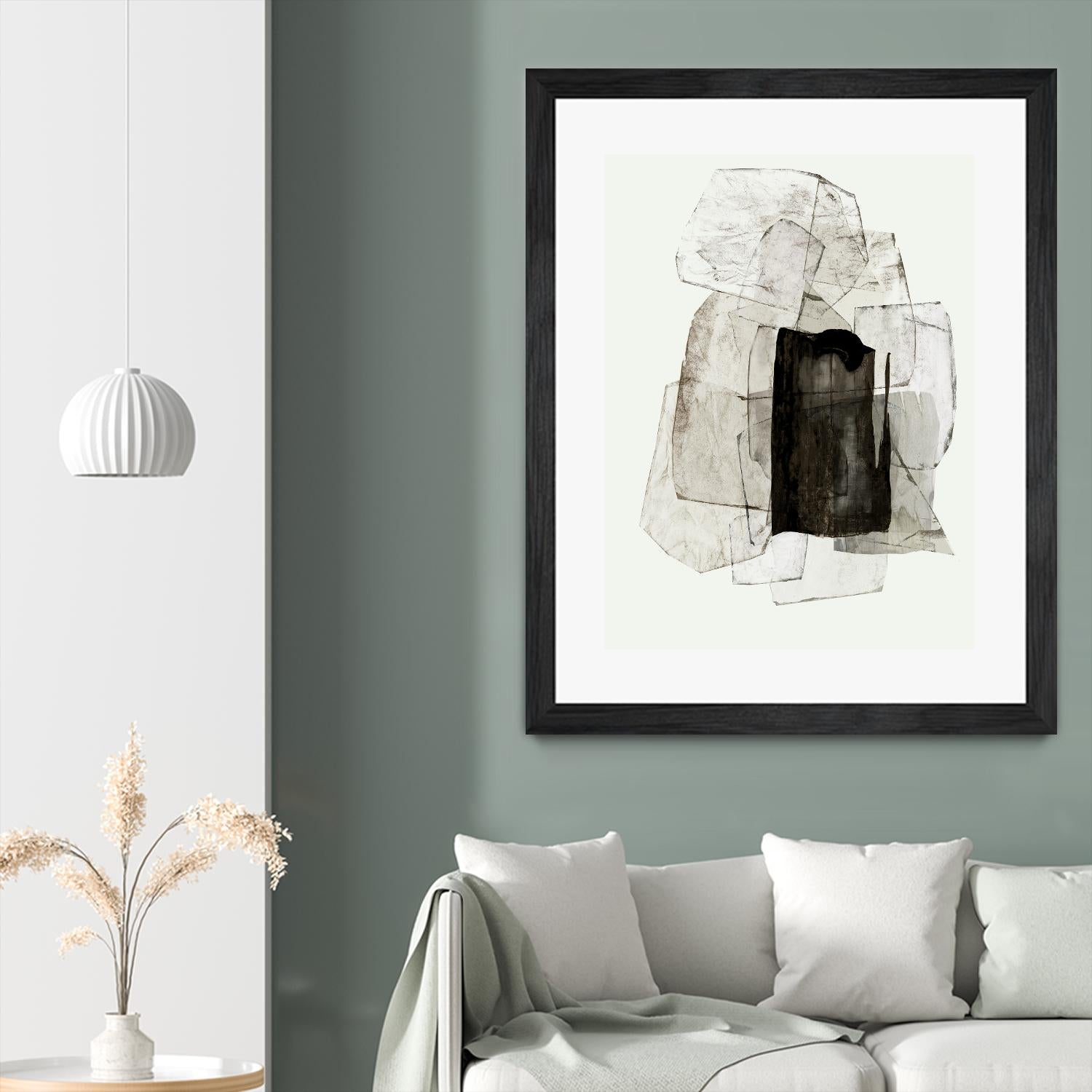 Blotting Ink II by PI Studio on GIANT ART - black shapes shape