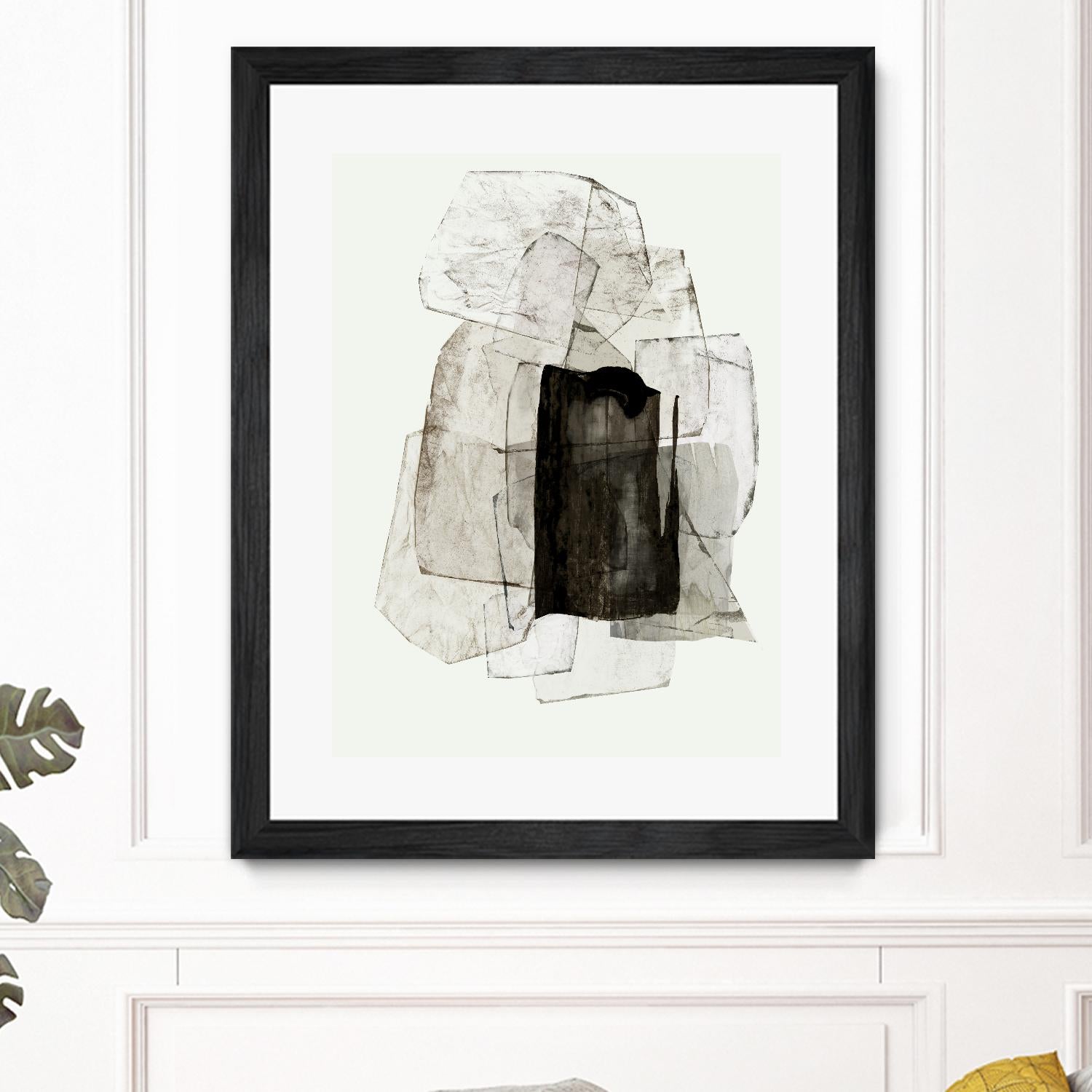 Blotting Ink II by PI Studio on GIANT ART - black shapes shape