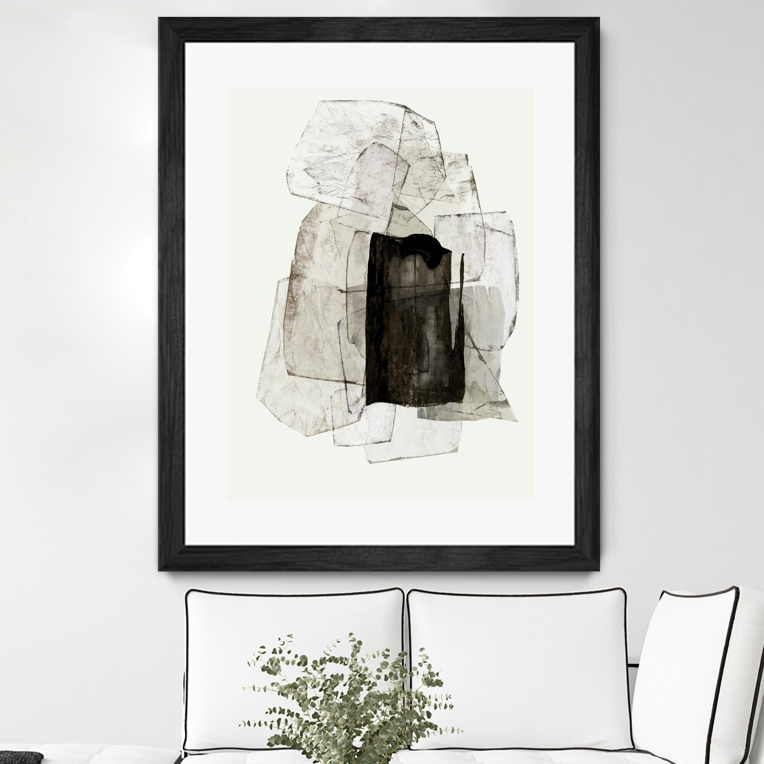 Blotting Ink II by PI Studio on GIANT ART - black shapes shape