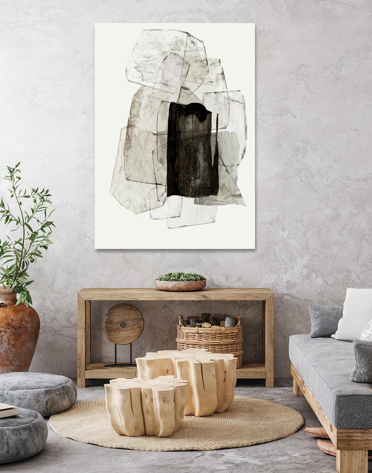 Blotting Ink II by PI Studio on GIANT ART - black shapes shape