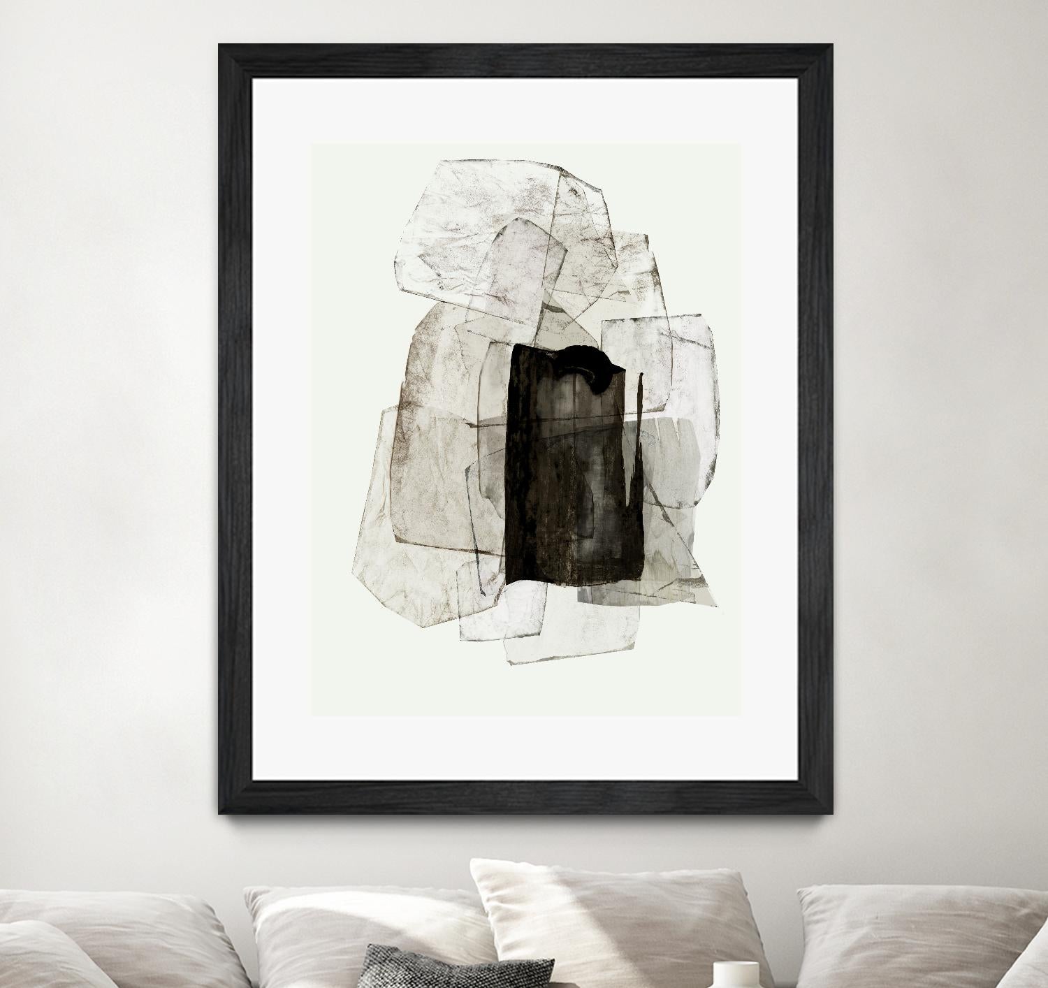 Blotting Ink II by PI Studio on GIANT ART - black shapes shape