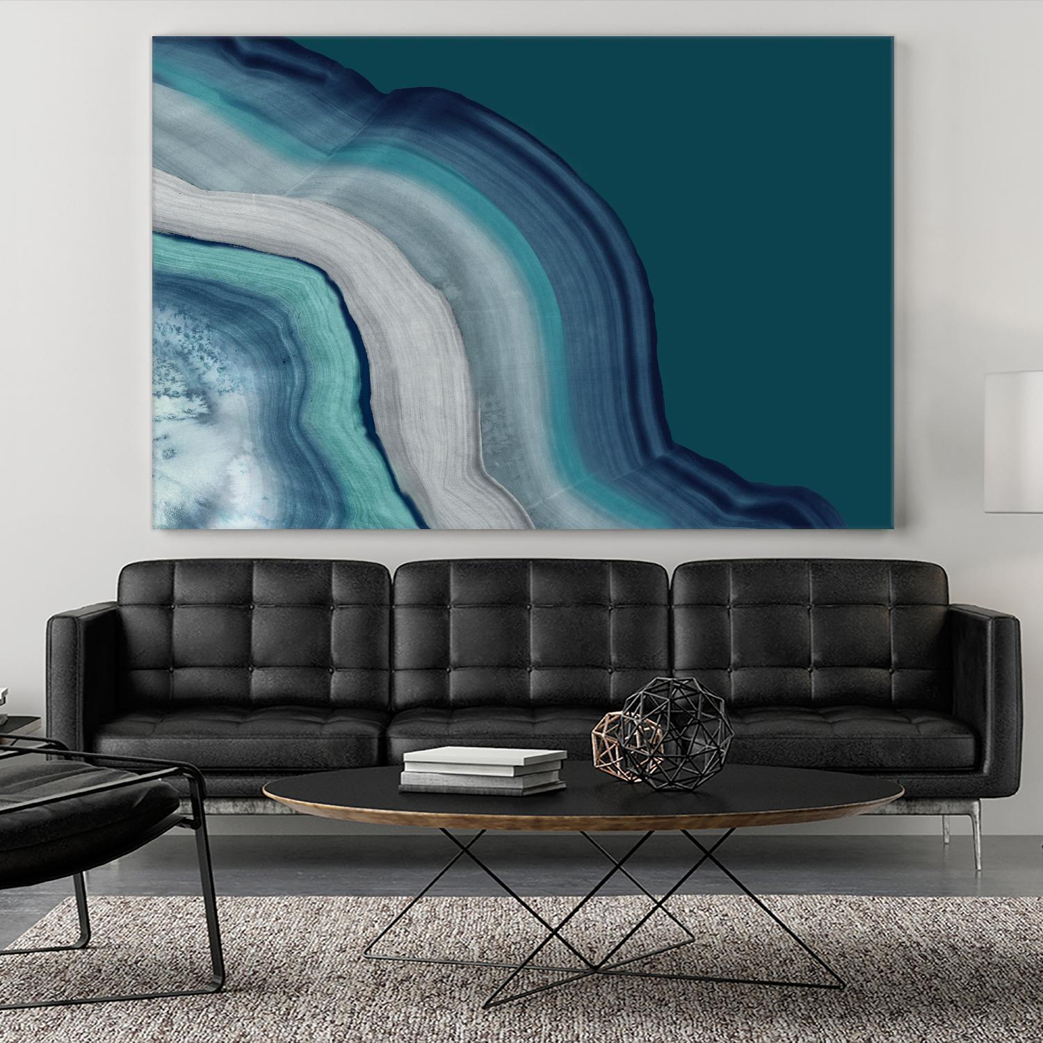Agate Deep Blue Sea by PI Studio on GIANT ART - abstract