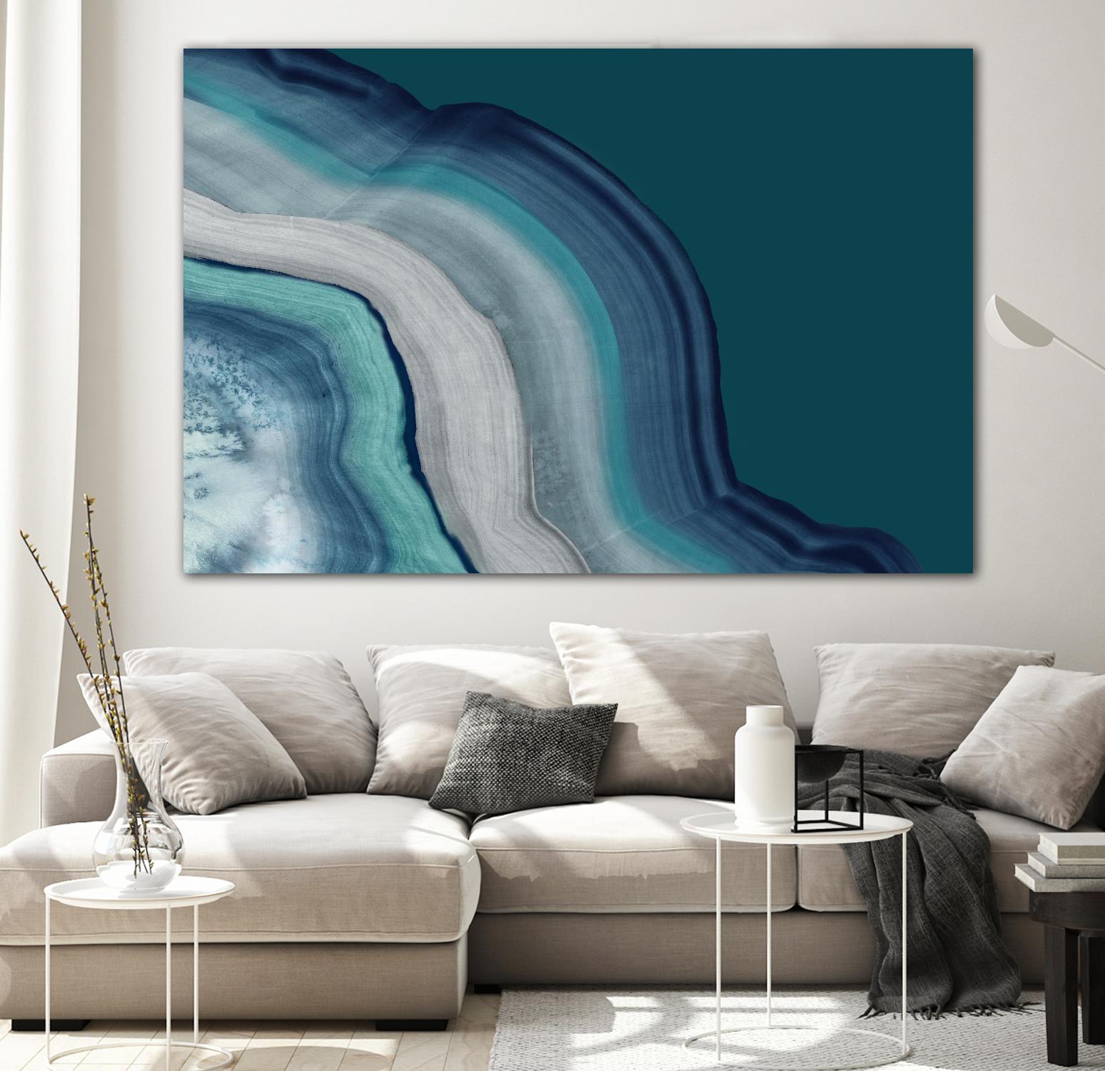 Agate Deep Blue Sea by PI Studio on GIANT ART - abstract
